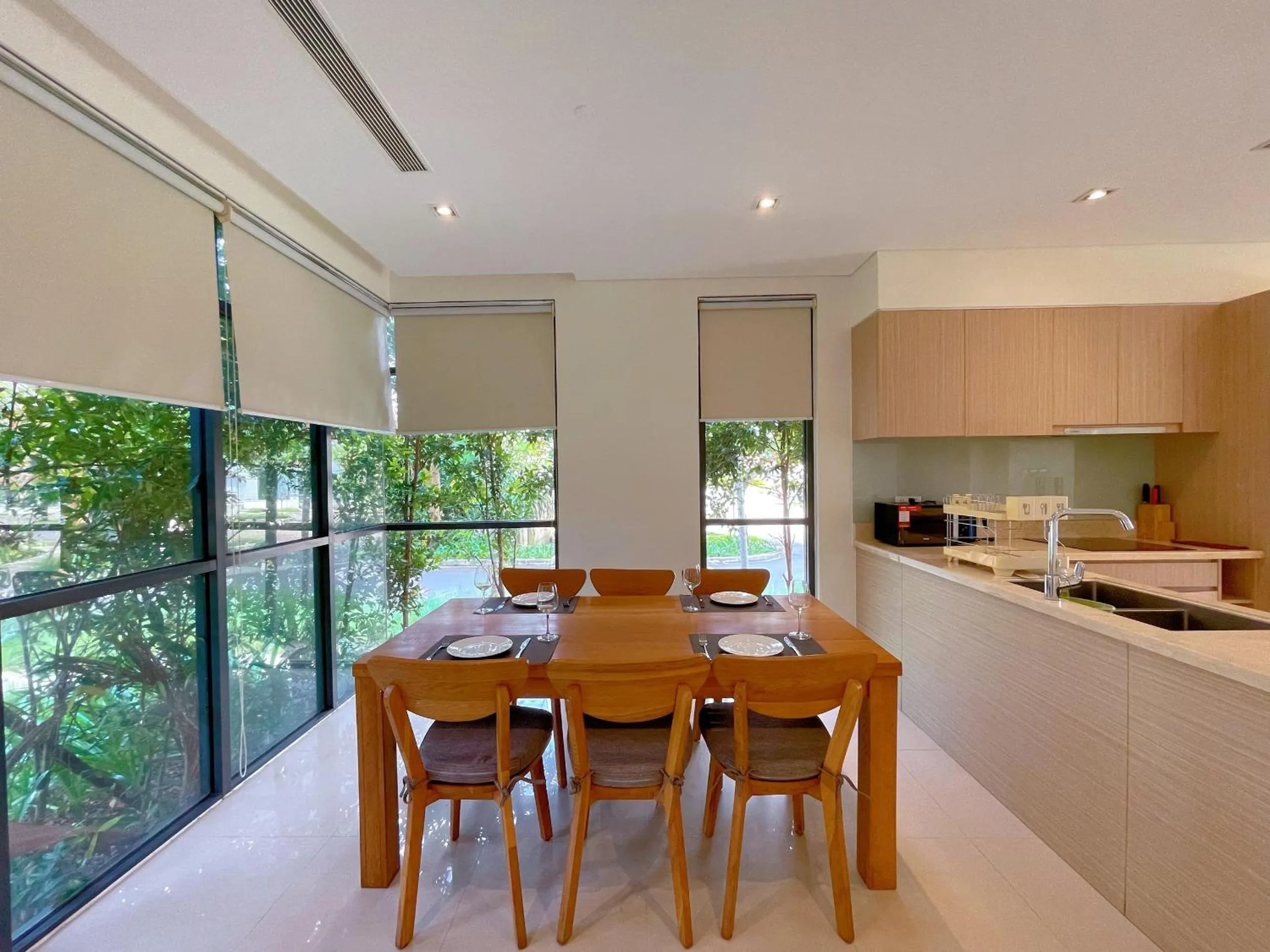 Seating area in Memories Holiday beach villa Da Nang