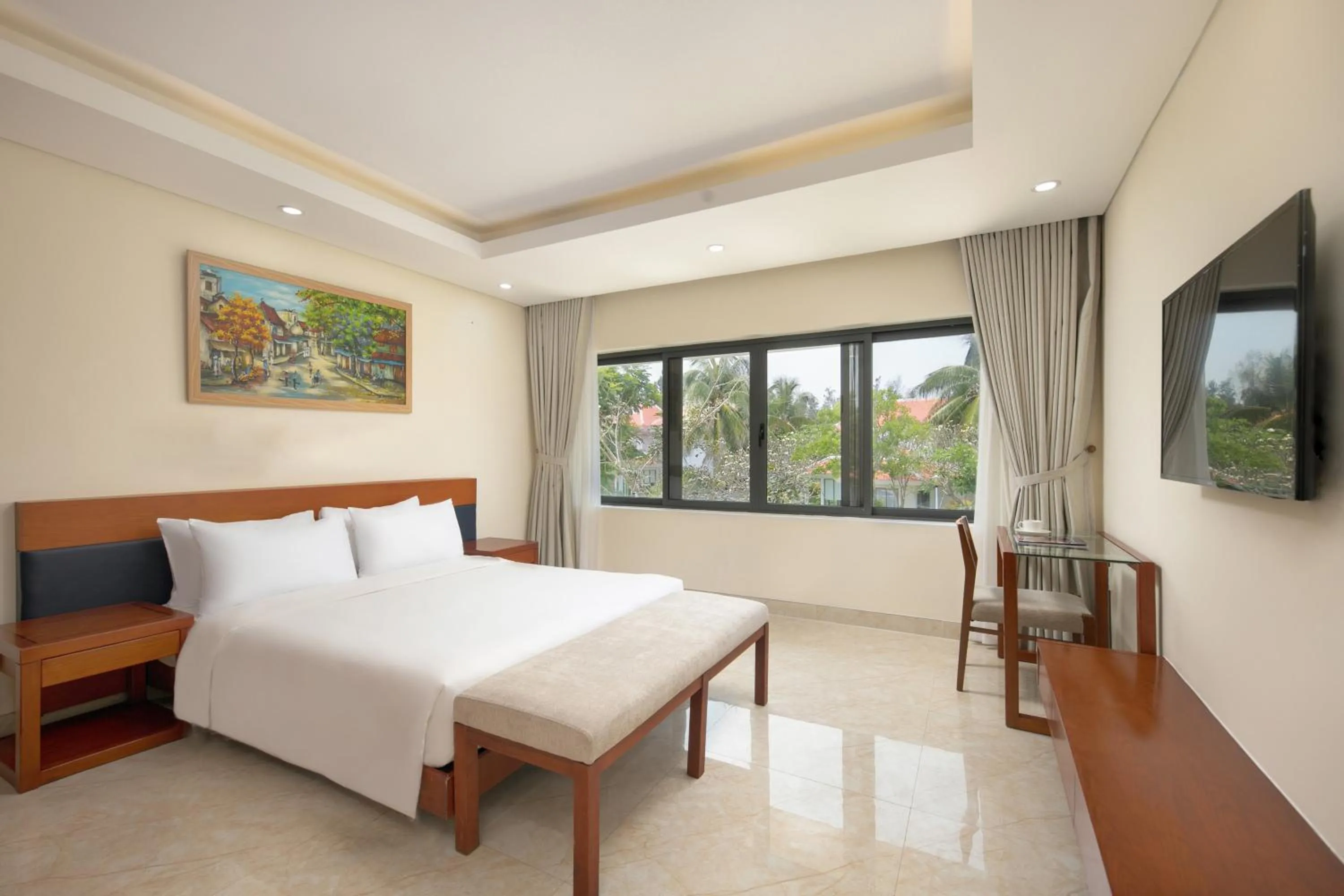 Bed in Memories Holiday beach villa Da Nang