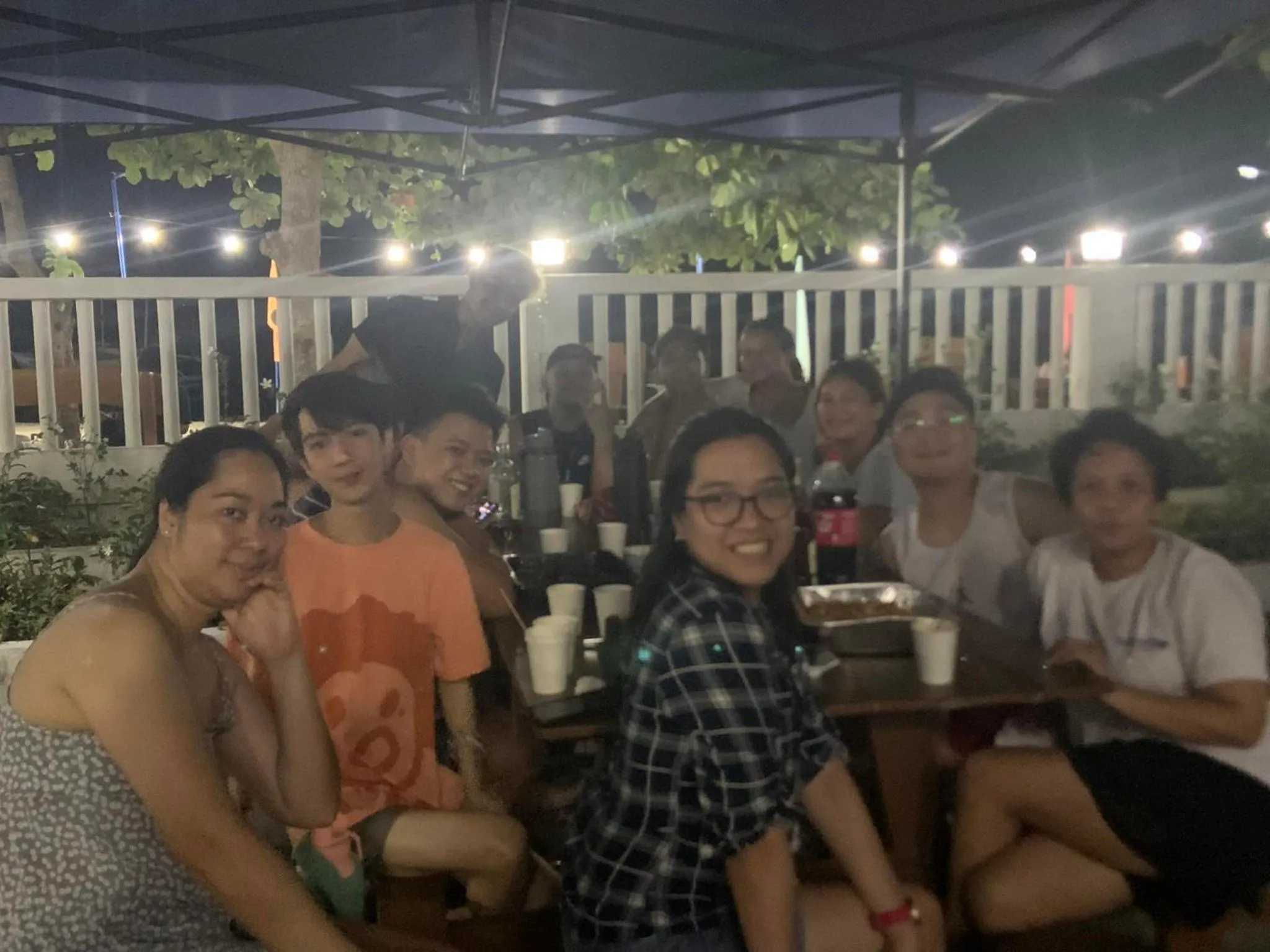 group of guests in Baie Benie Beach Resort