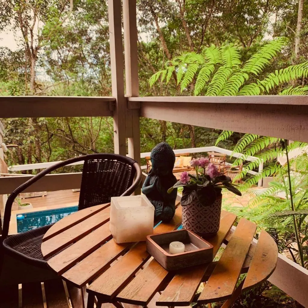 Balcony/Terrace in BOSQUE TOQUE TOQUE Pousada