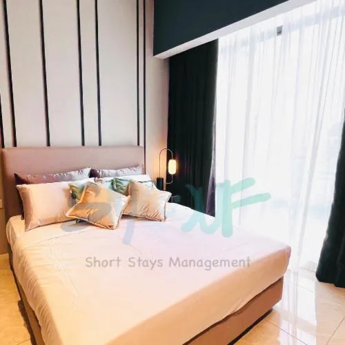 Bed in The Axon Bukit Bintang by SMOVF BNB
