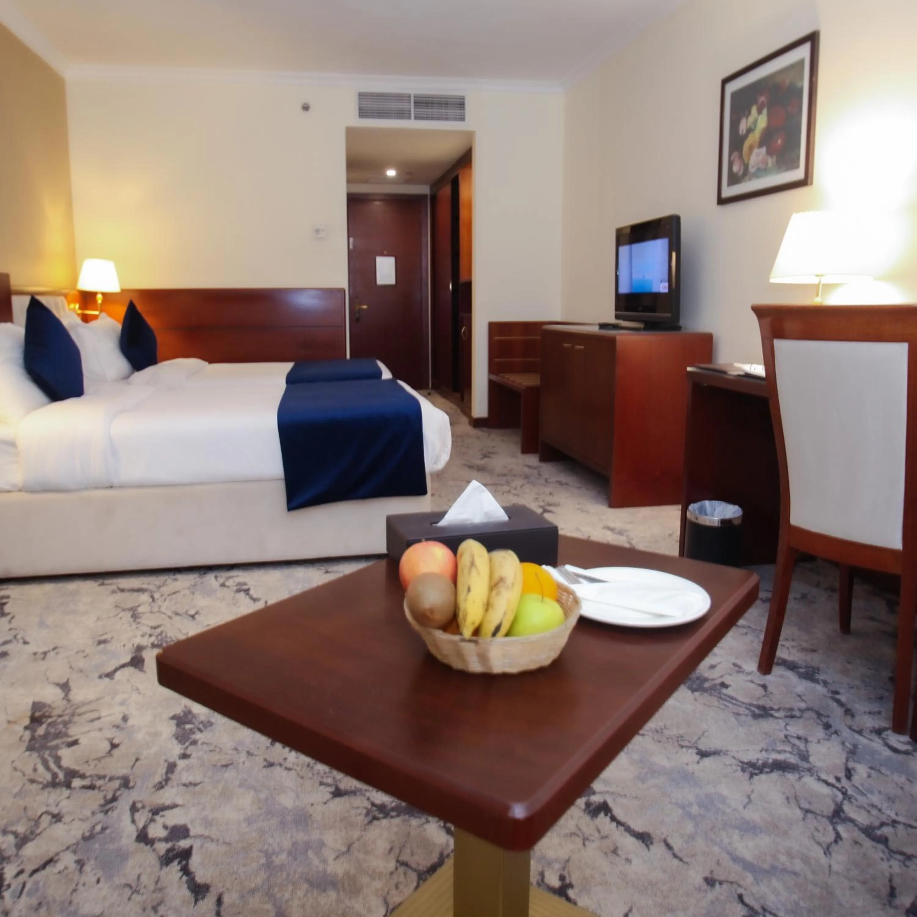 Bed in Amman Paradise Hotel