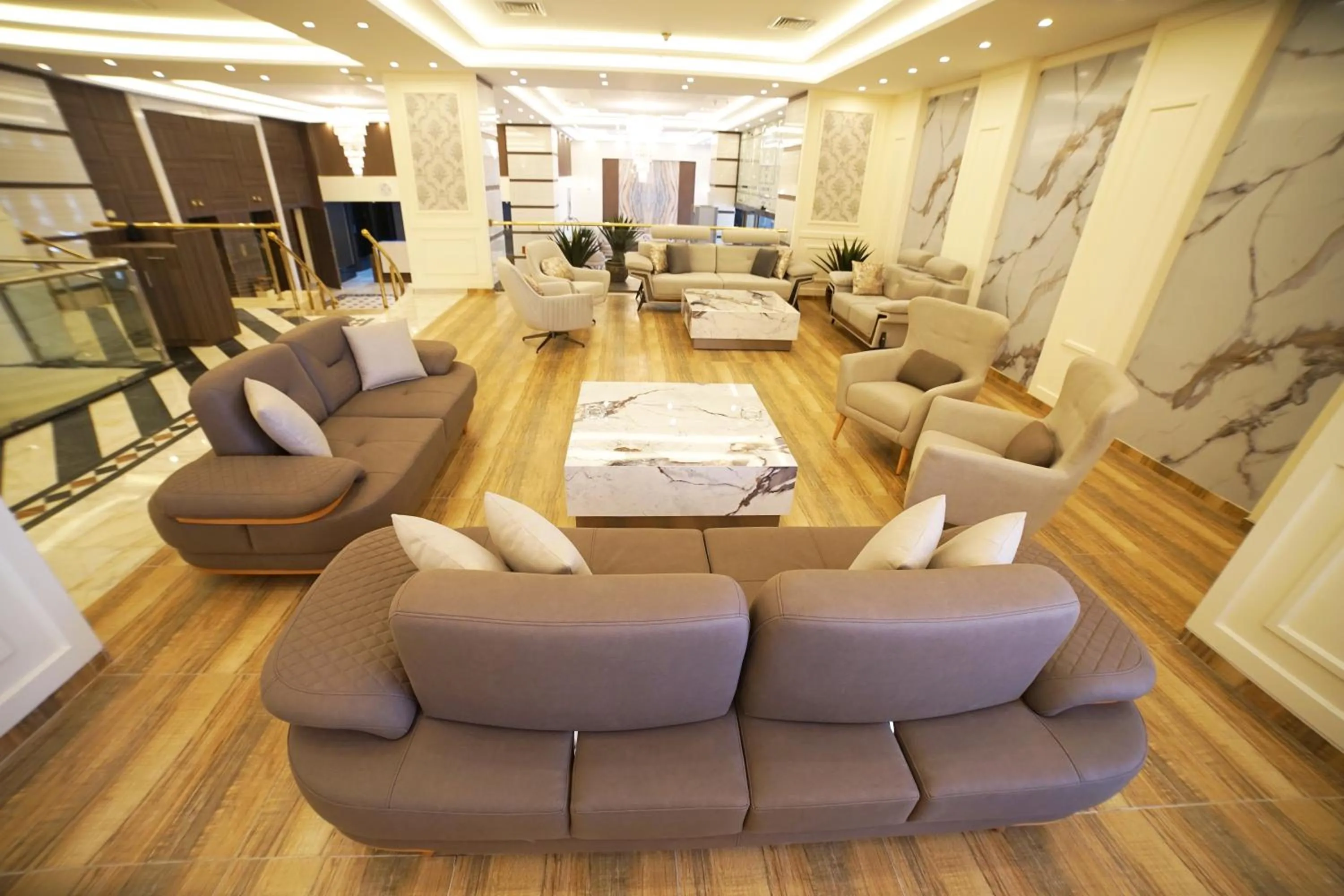 Seating area in Amman Paradise Hotel