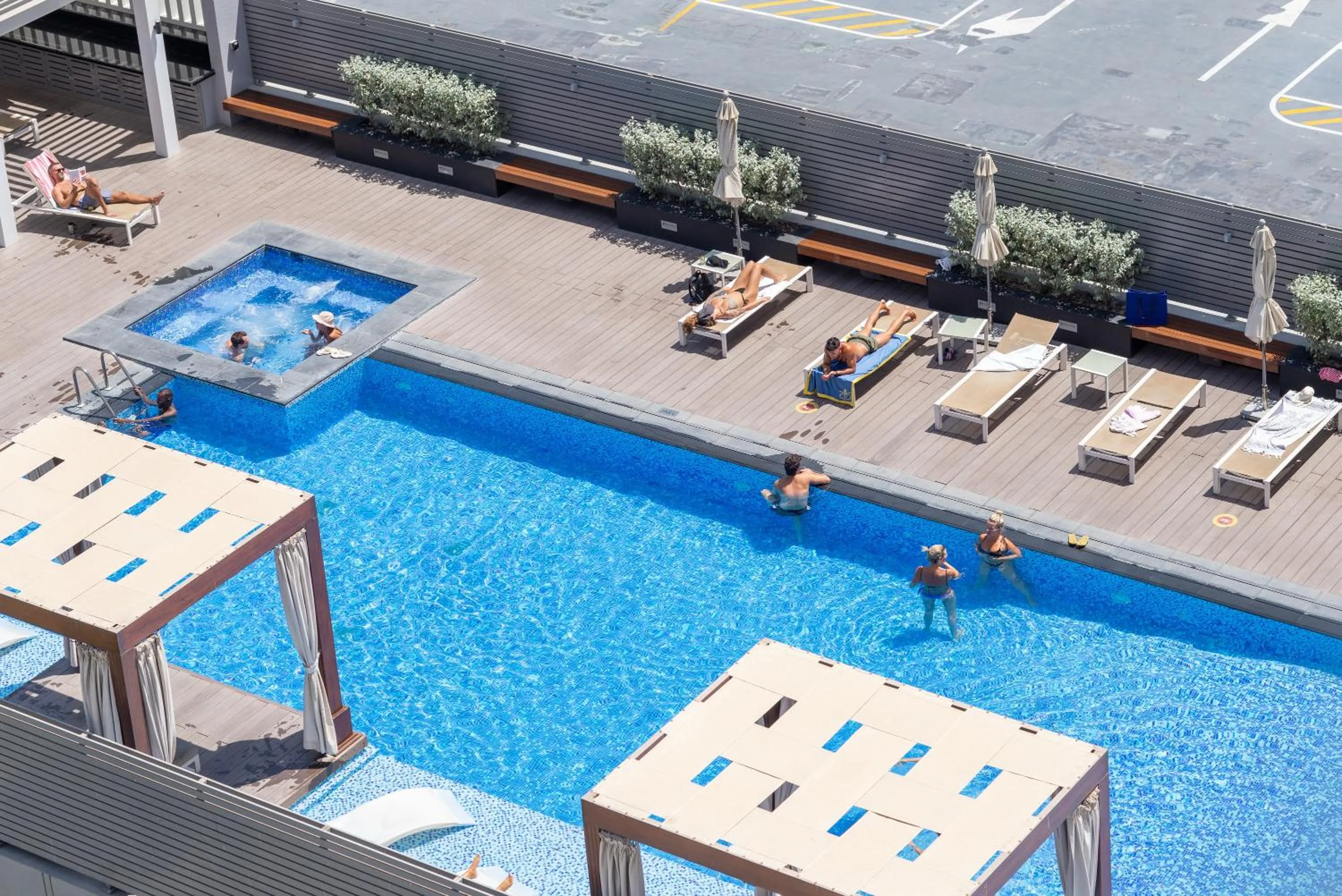 Swimming pool in Marco Polo - Studio with Marina View, Huge Balcony in Marina
