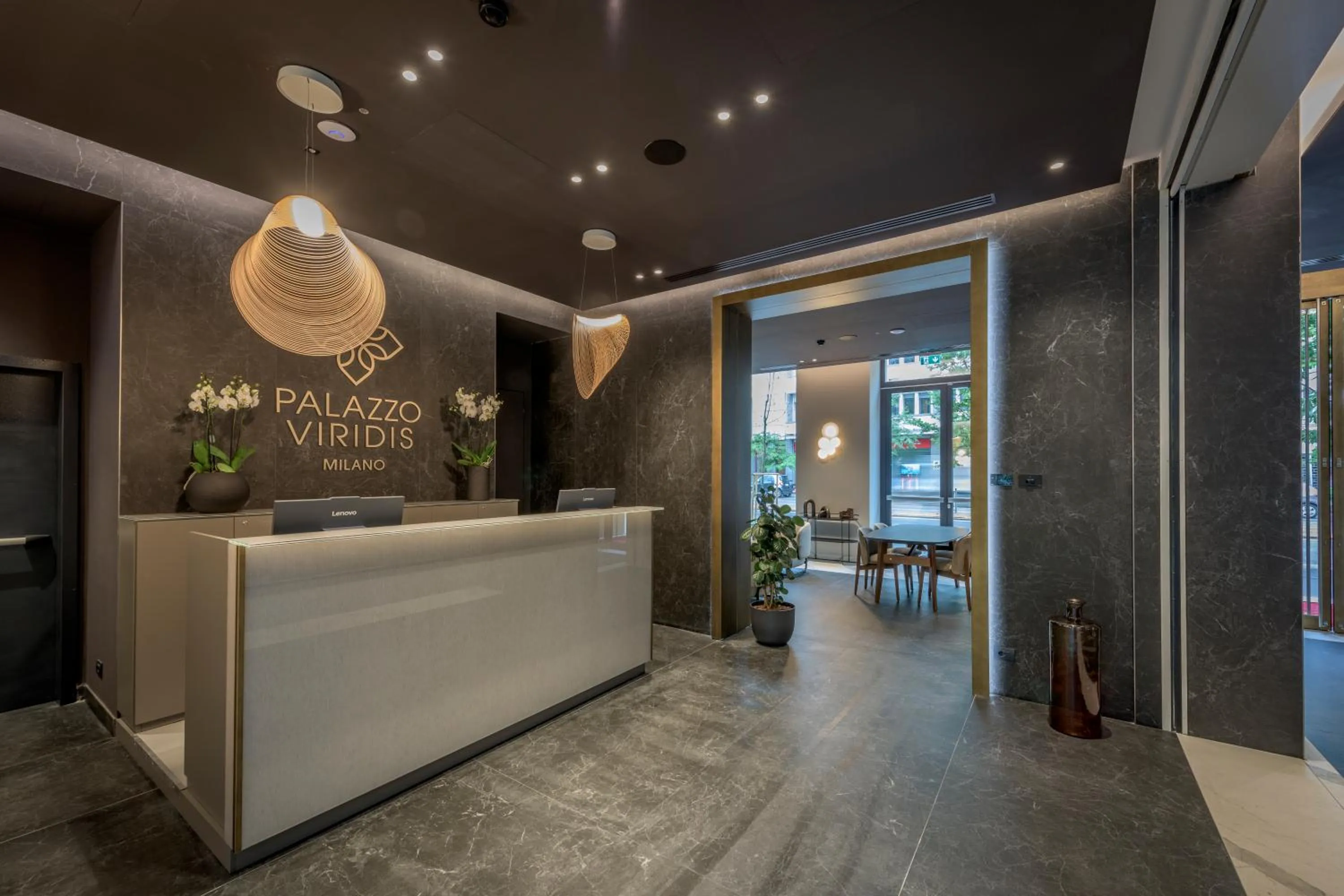 Lobby or reception in Palazzo Viridis