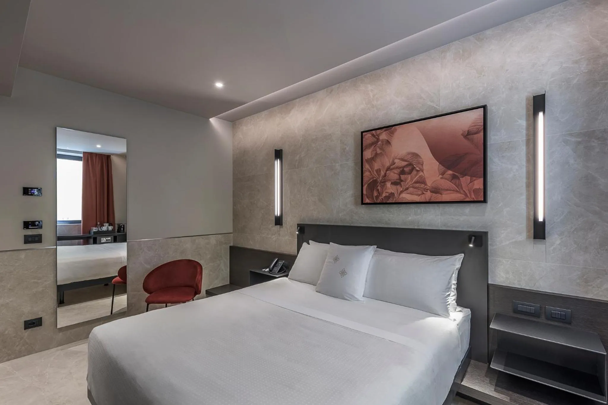 Bedroom, Bed in Palazzo Viridis