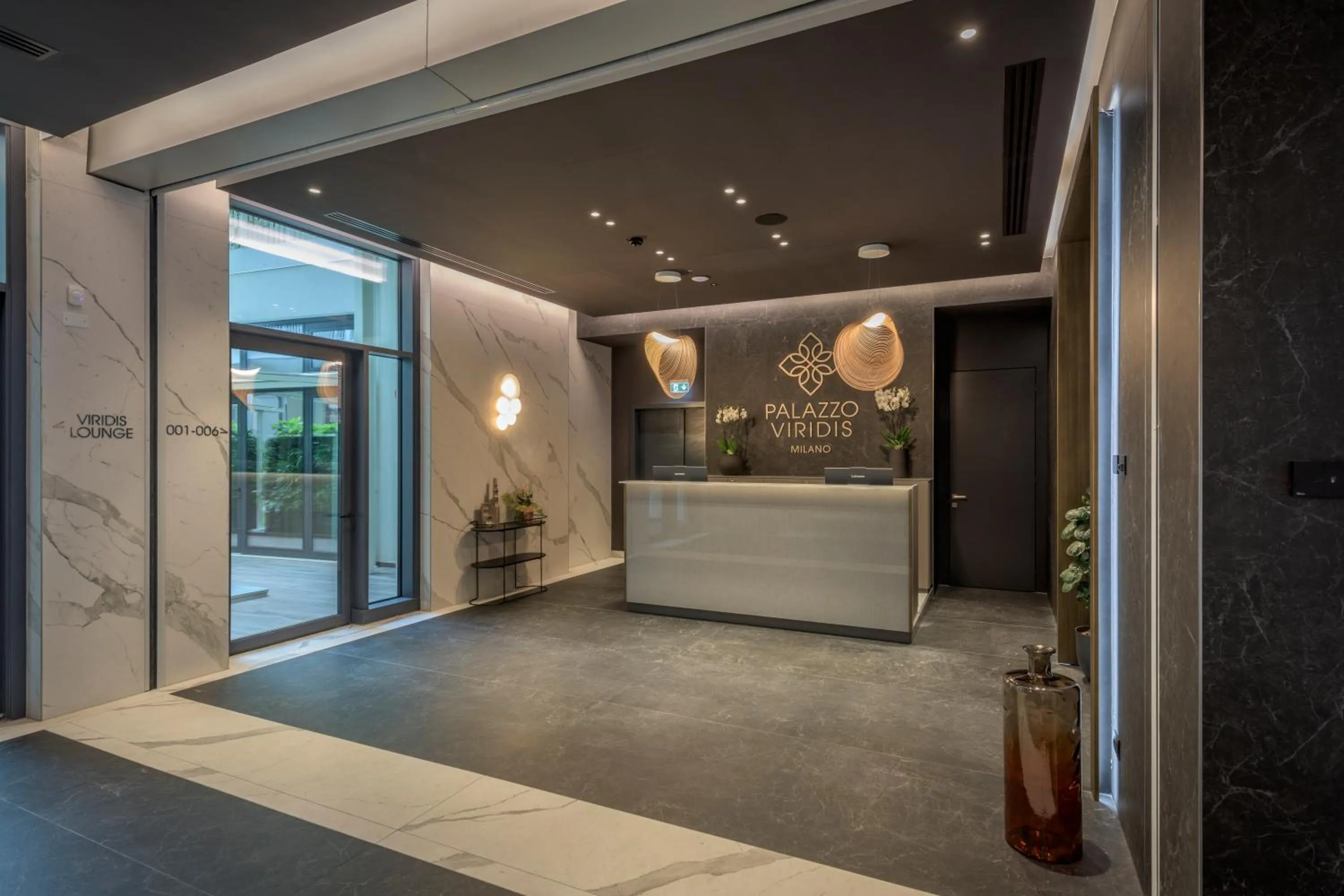 Lobby or reception in Palazzo Viridis