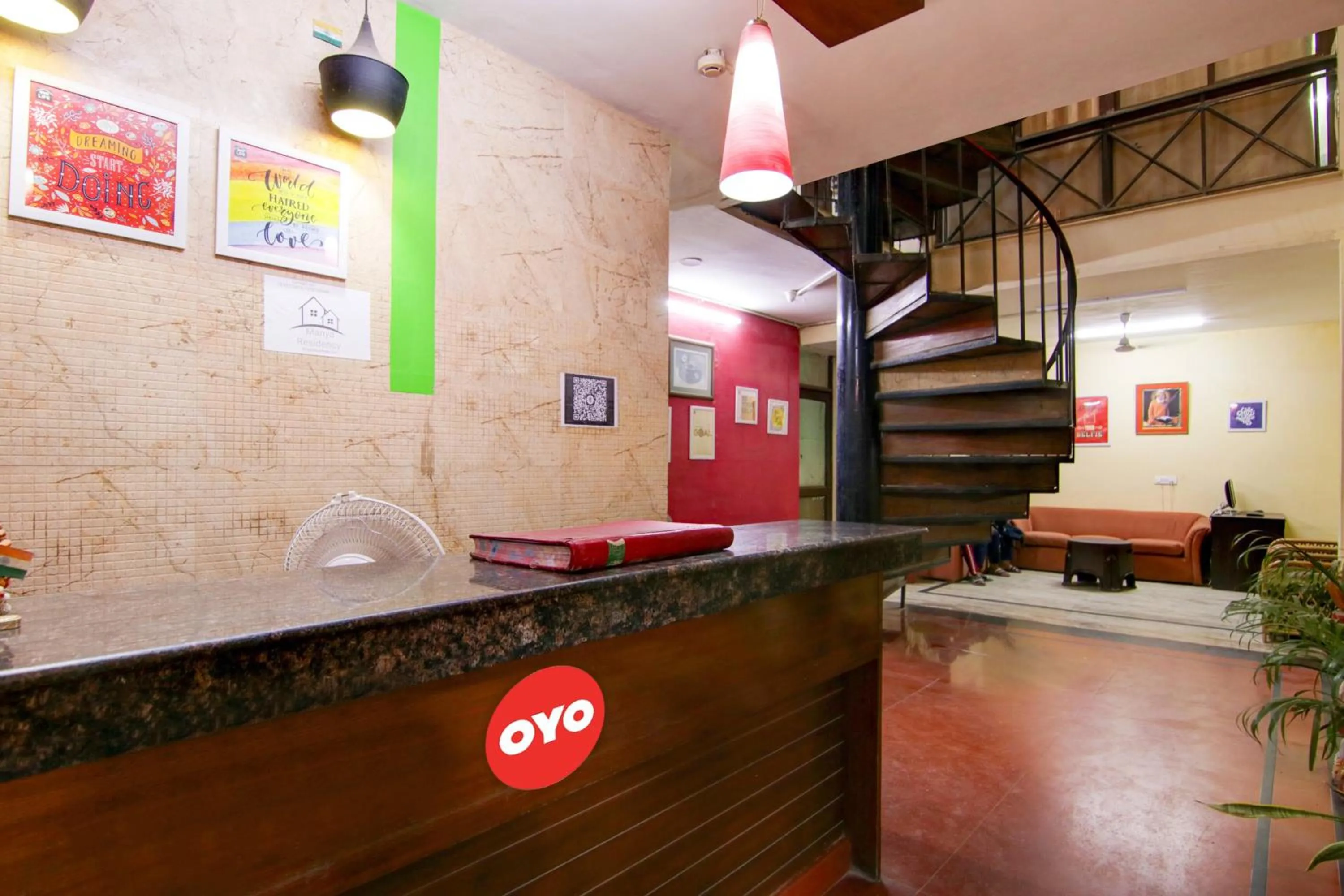 Lobby or reception in Hotel O Manya Stay