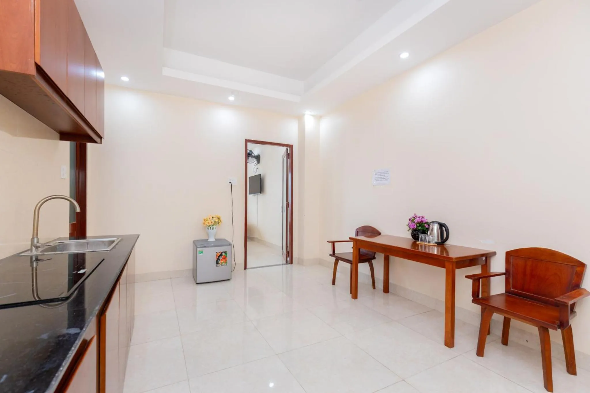 Kitchen or kitchenette in Biển Vàng Vũng Tàu Hotel