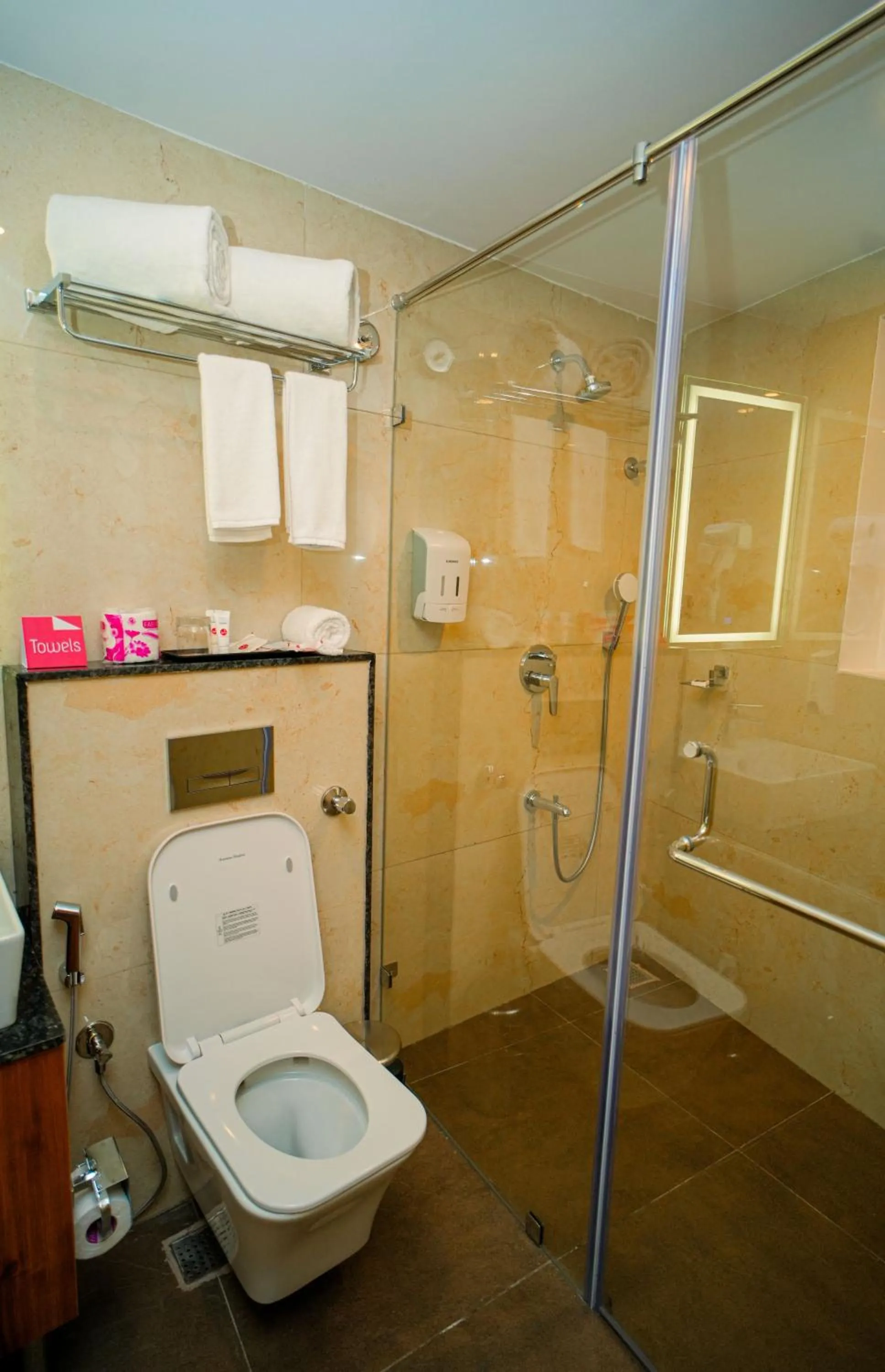 Shower in Zip by Spree Hotels Phoenix Marathahalli