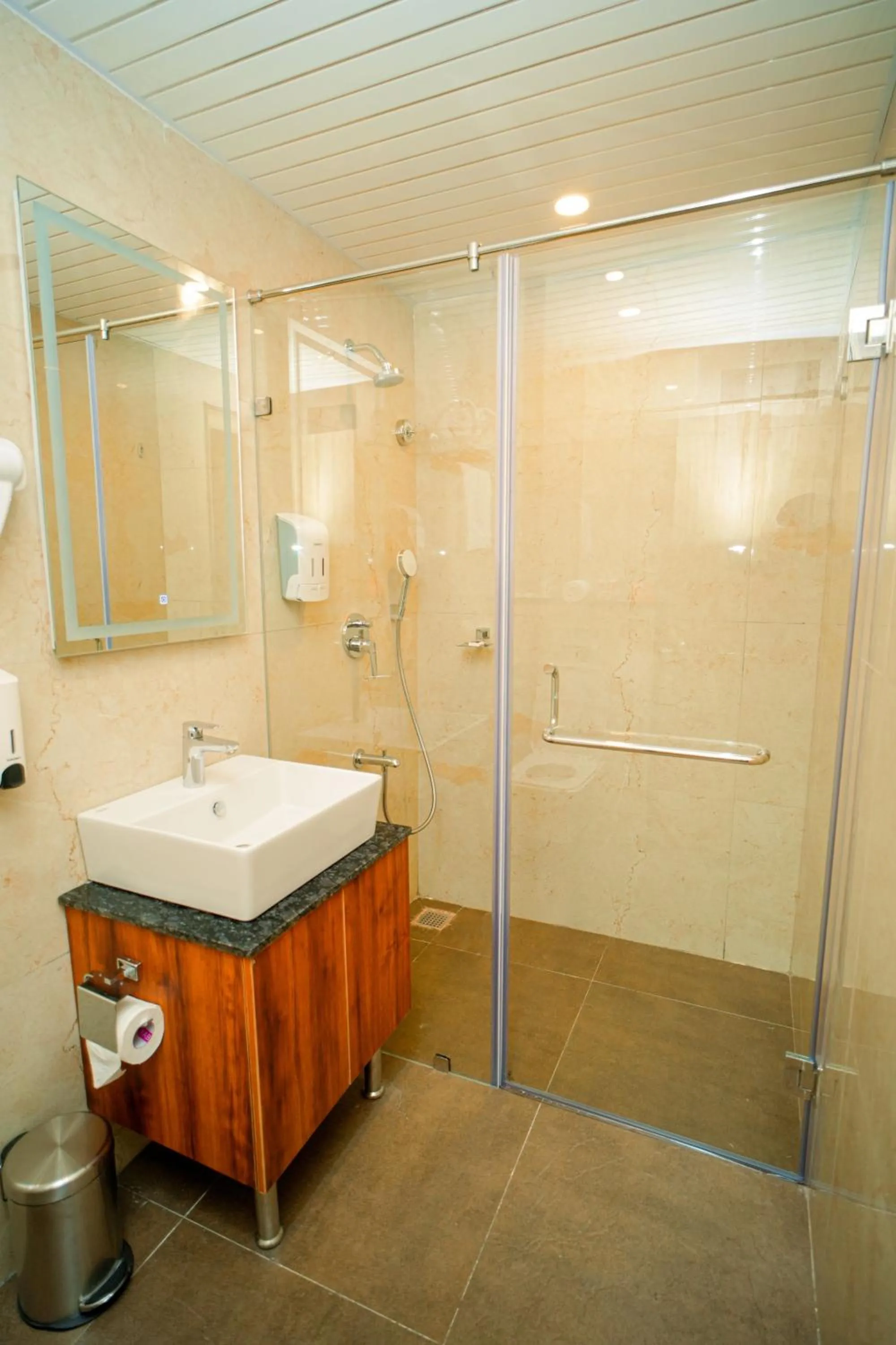 Shower in Zip by Spree Hotels Phoenix Marathahalli