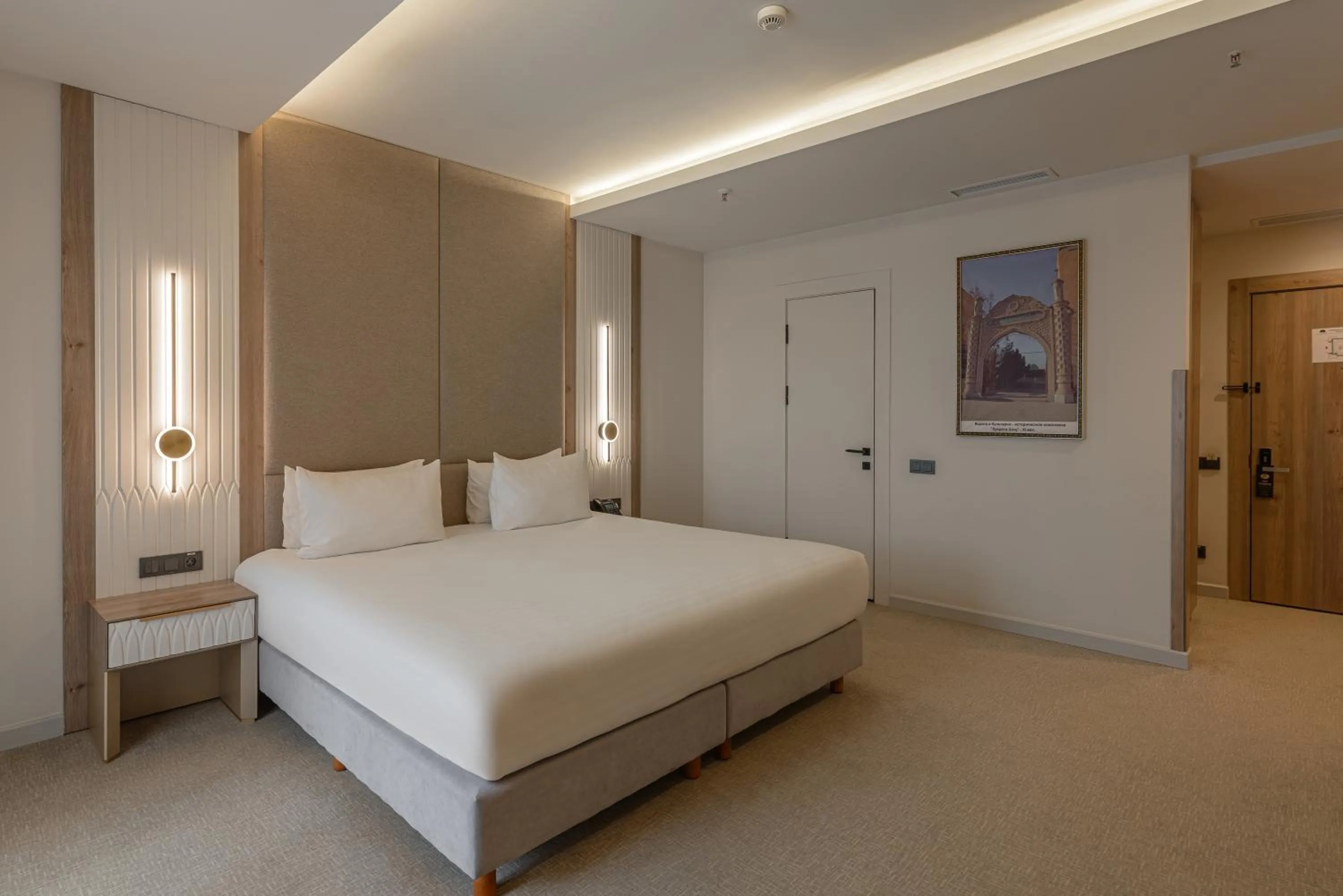 Bed in Apart Hotel Istaravshan