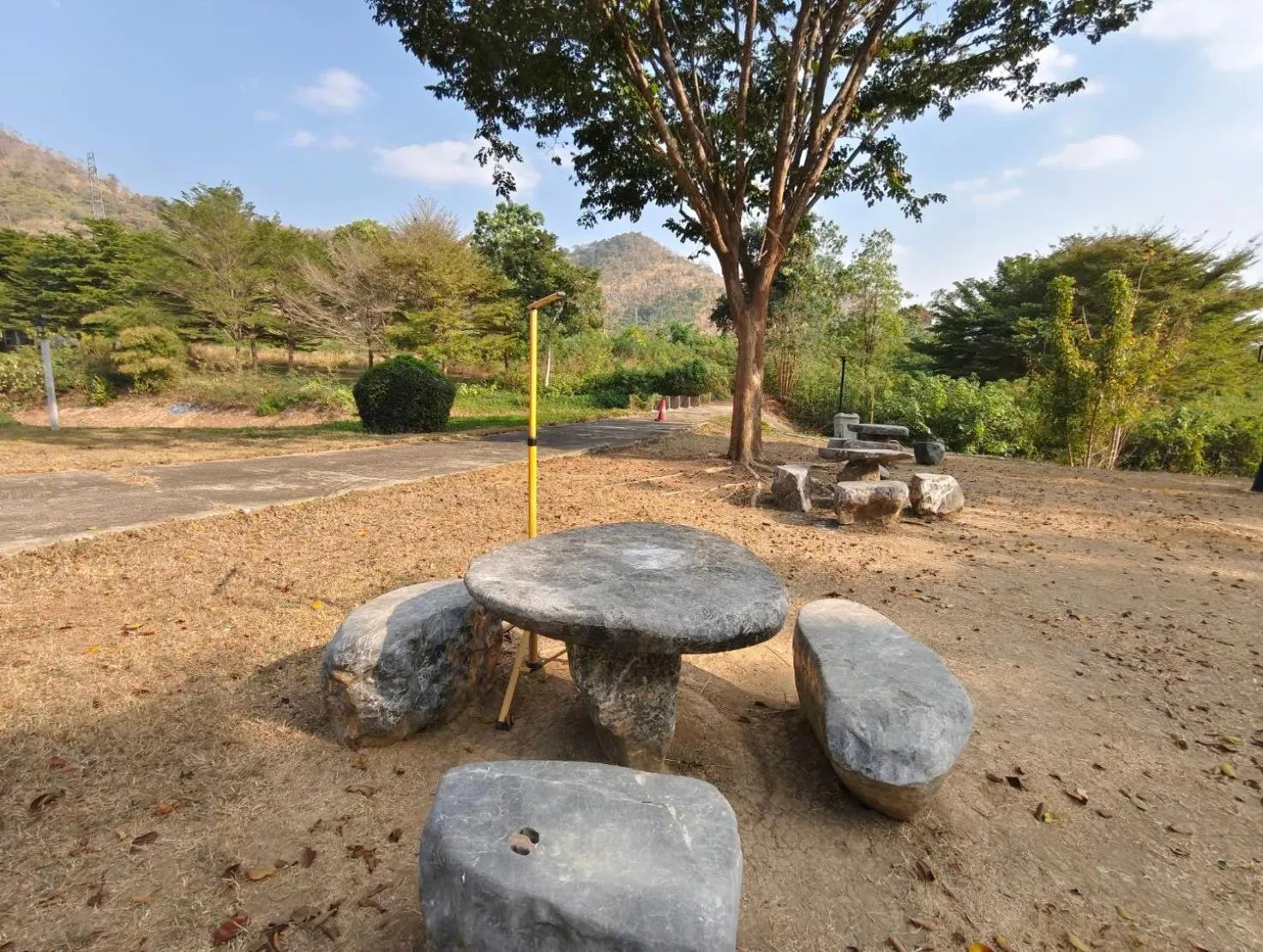 Inner courtyard view in The Open Hills