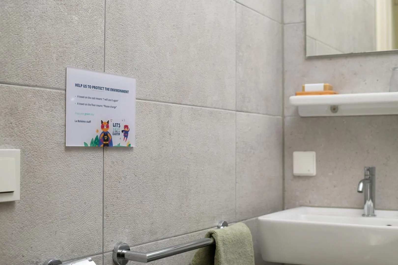 Bathroom in Hotel La Bohème