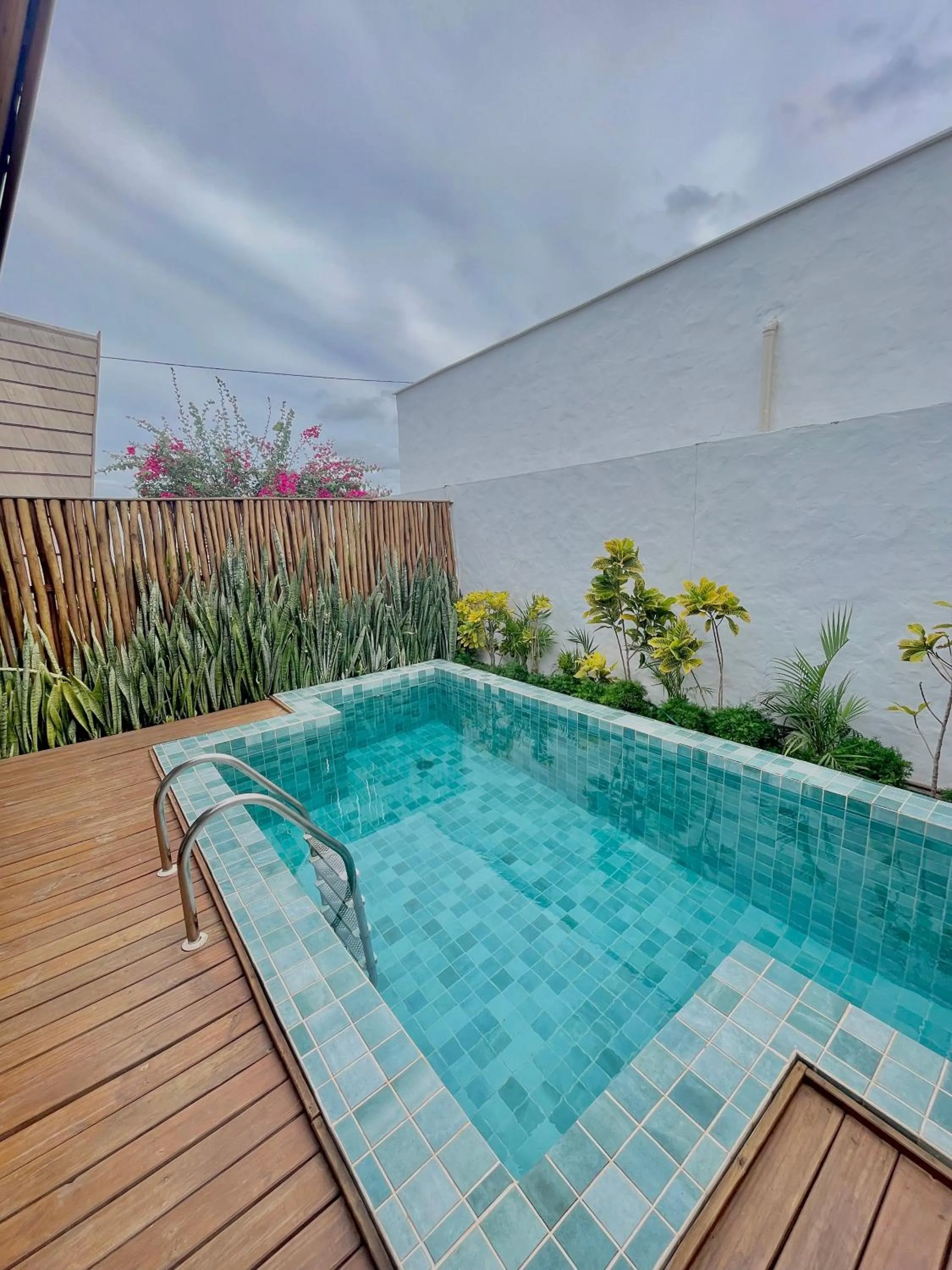 Pool view in Pousada Villa di Luna