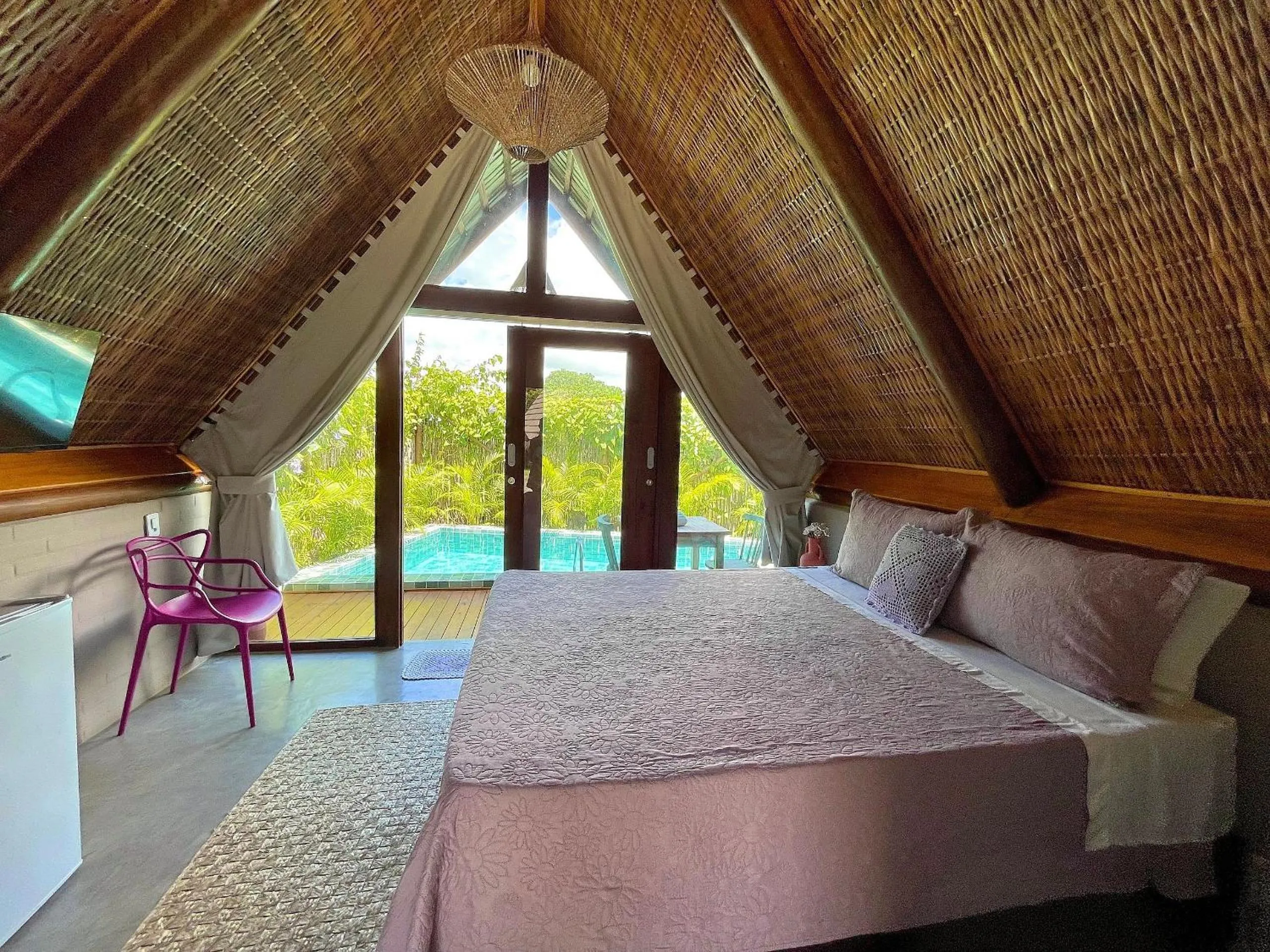 Bedroom, Bed in Pousada Villa di Luna