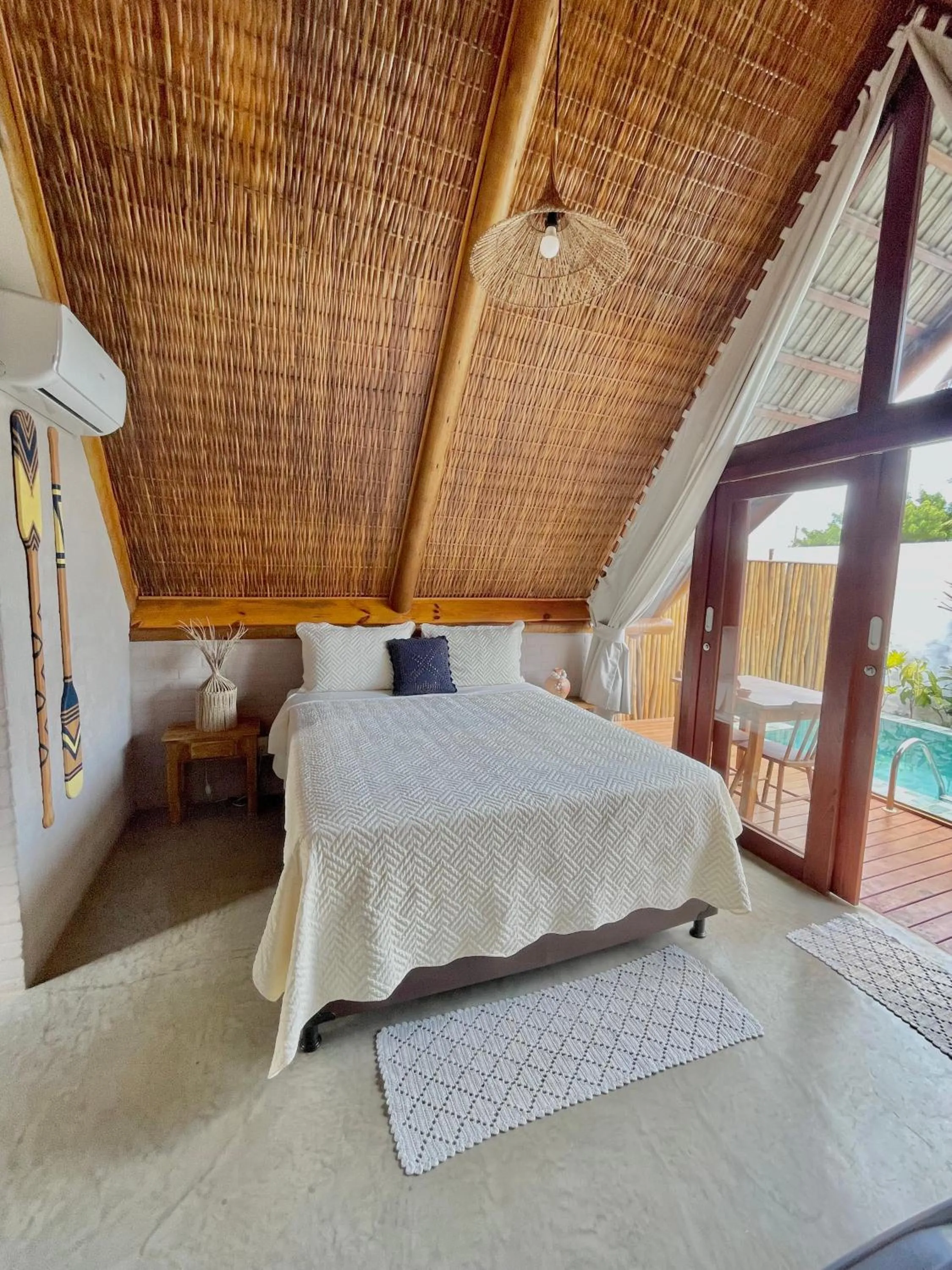 Bed in Pousada Villa di Luna