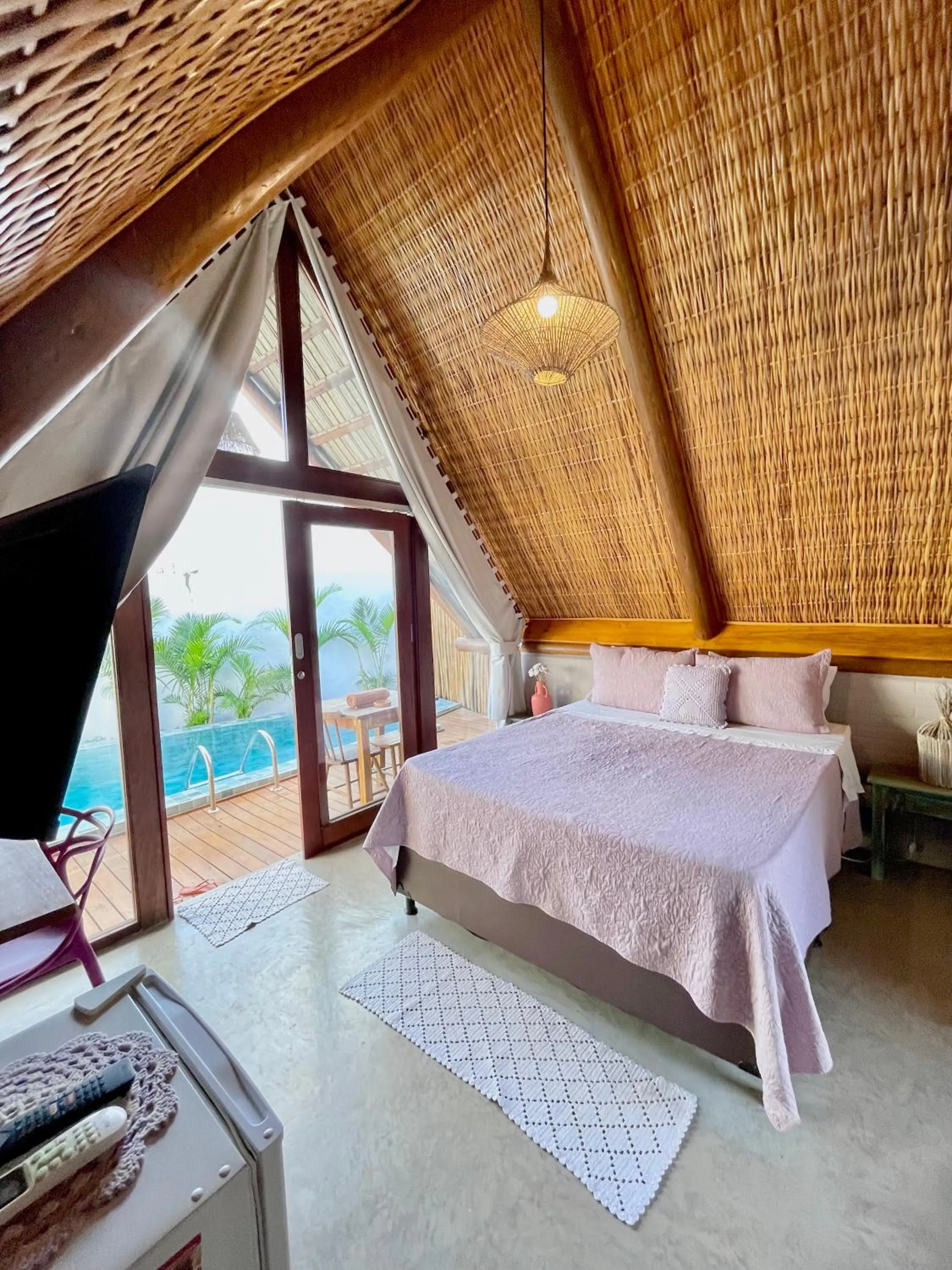 Bedroom, Bed in Pousada Villa di Luna