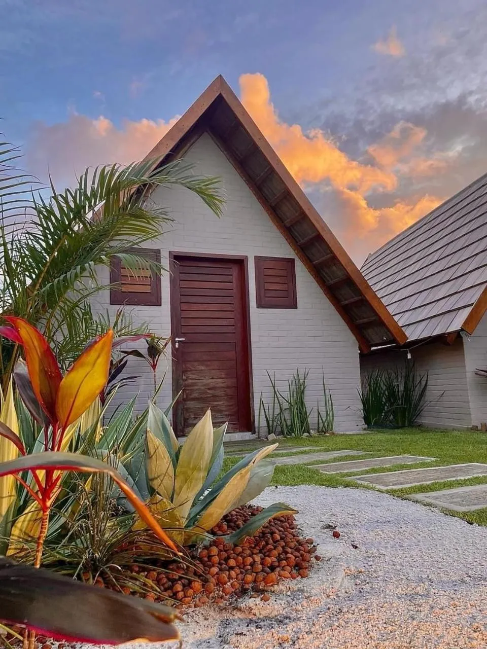 Garden view in Pousada Villa di Luna