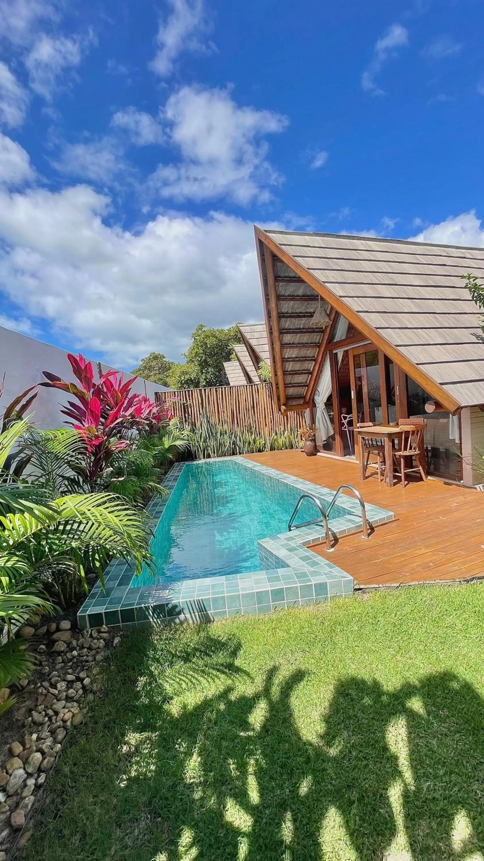 Pool view in Pousada Villa di Luna