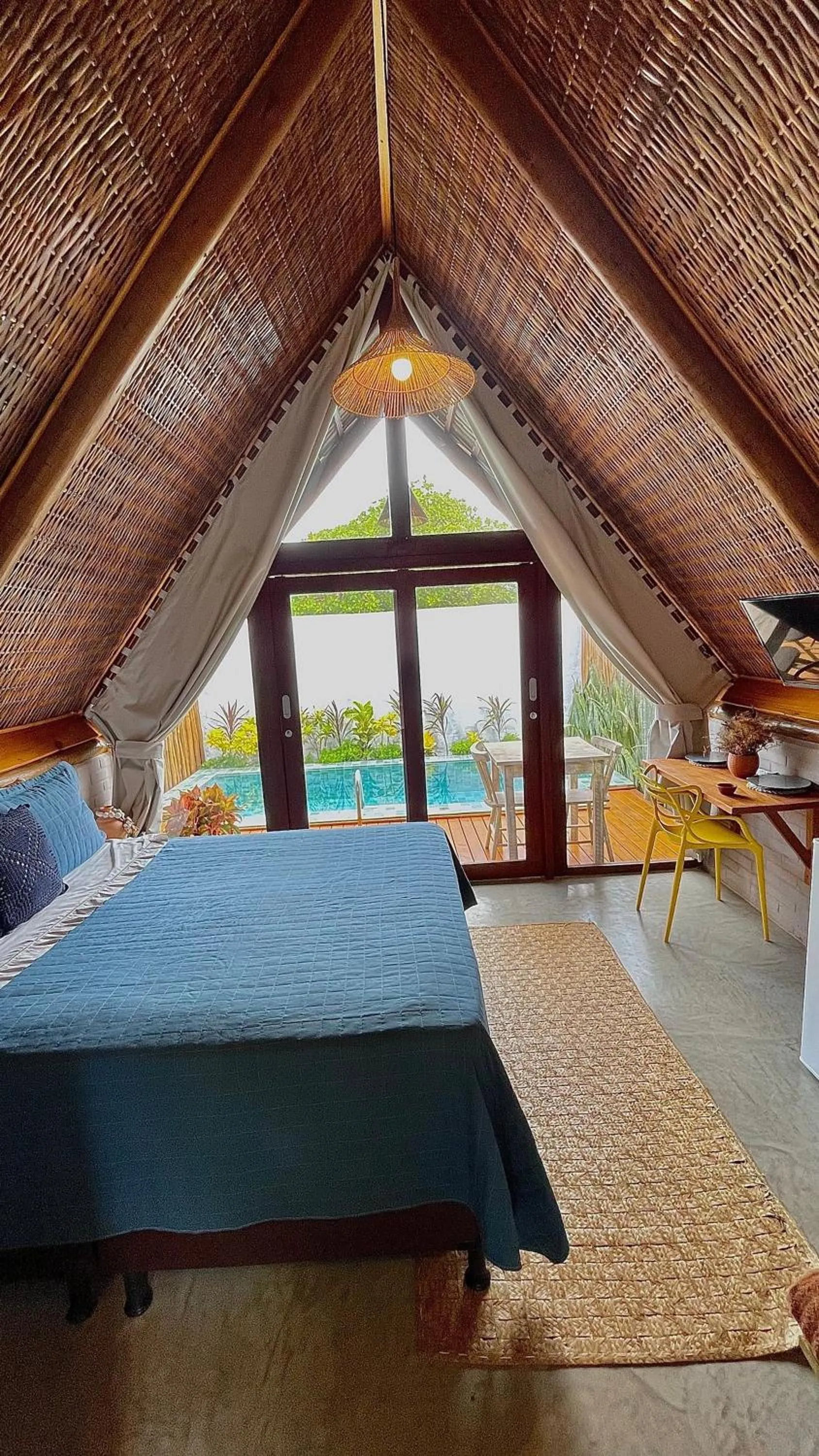 Bedroom, Bed in Pousada Villa di Luna