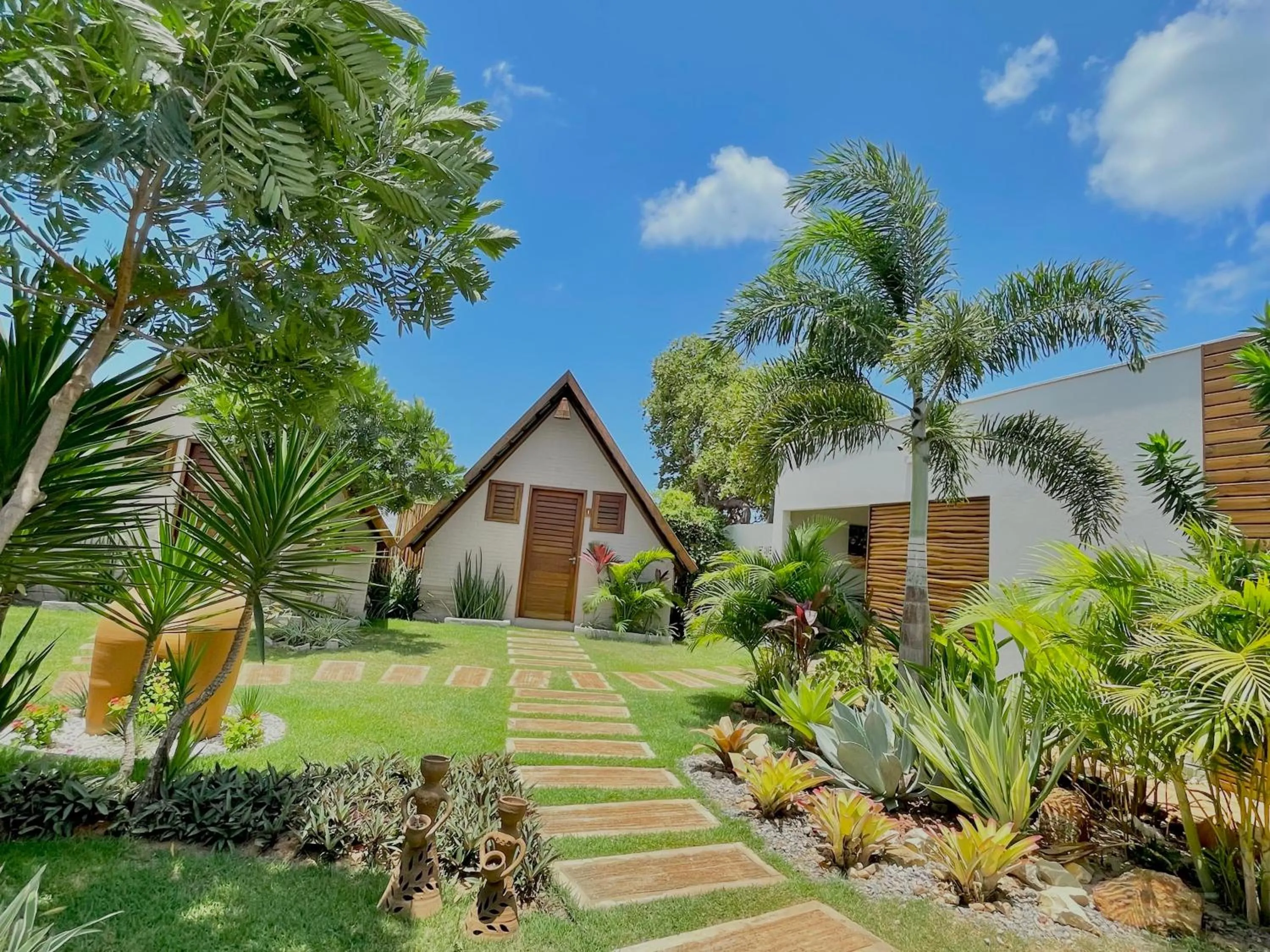 Garden view in Pousada Villa di Luna