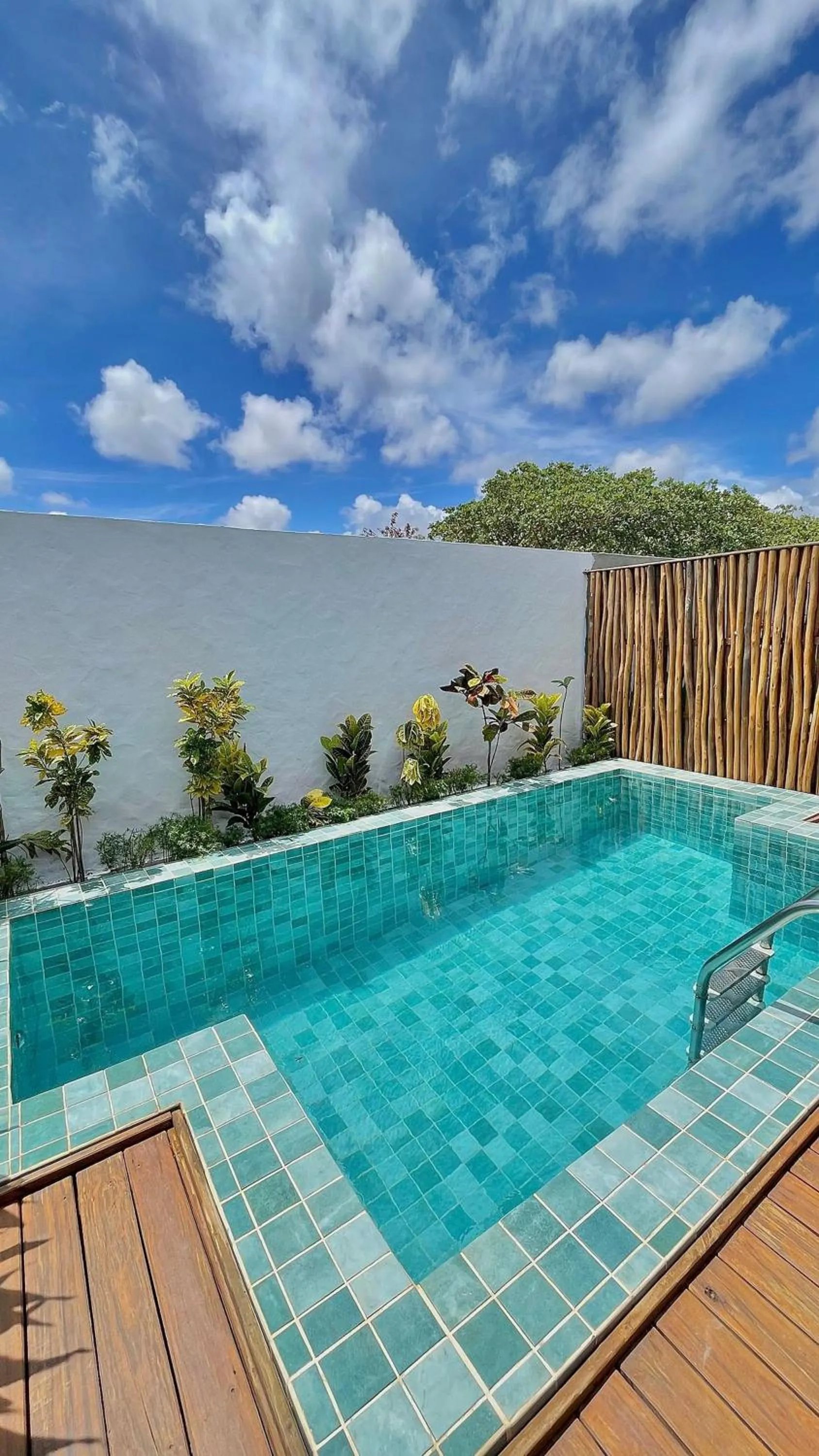 Pool view in Pousada Villa di Luna