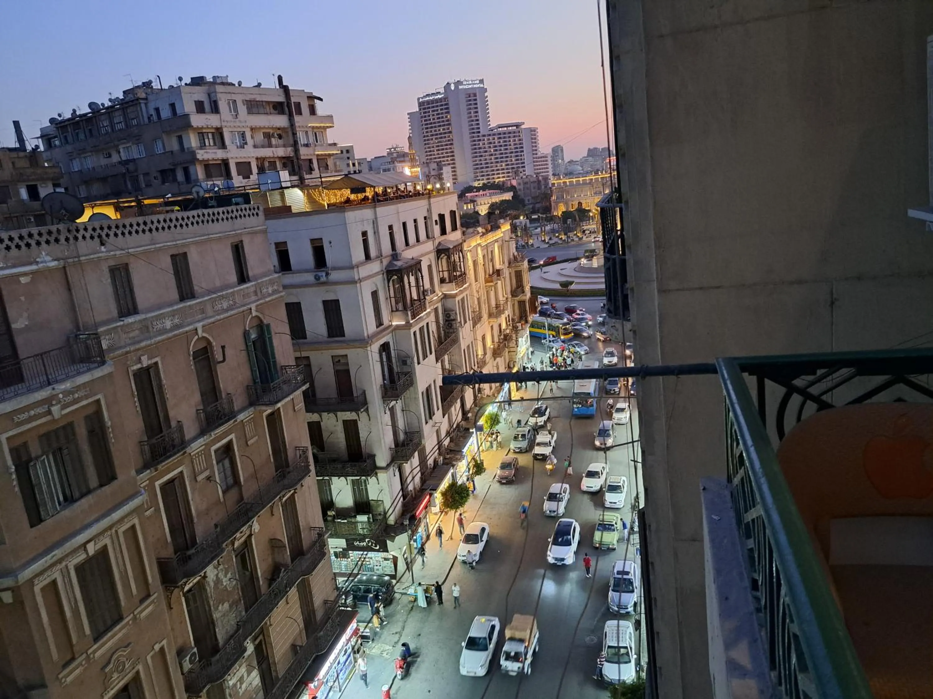 Street view in downtown Family Suites