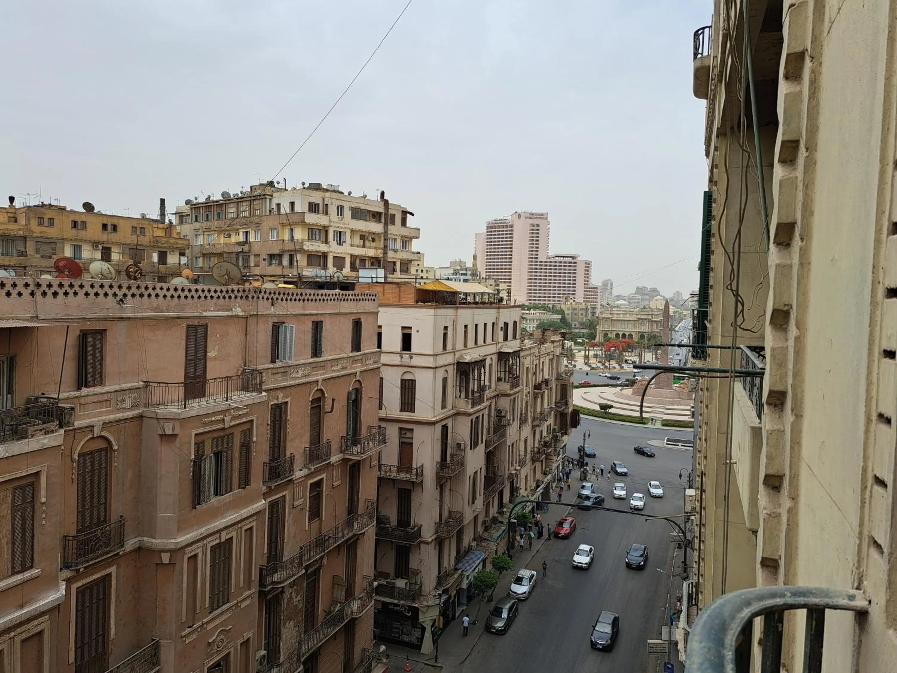 City view in downtown Family Suites