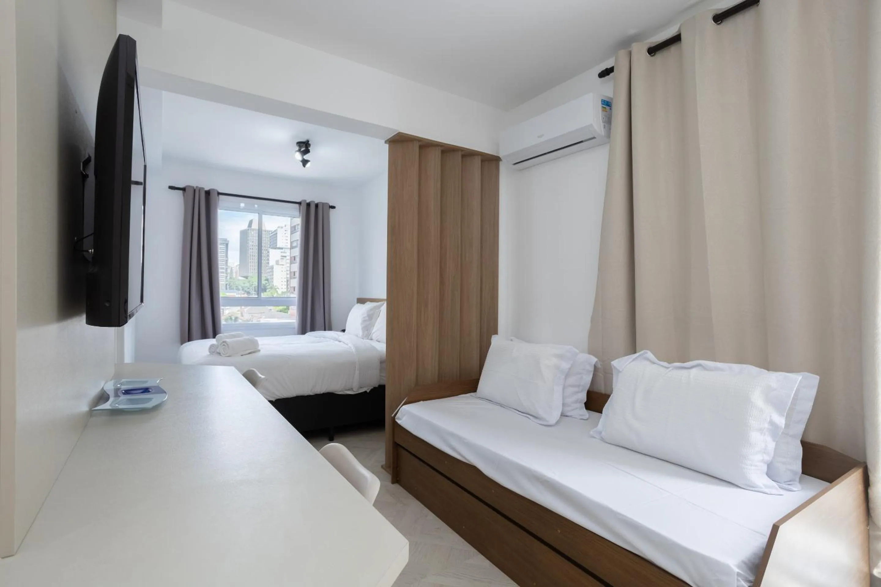 Bedroom, Bed in 360 Ascent Paulista