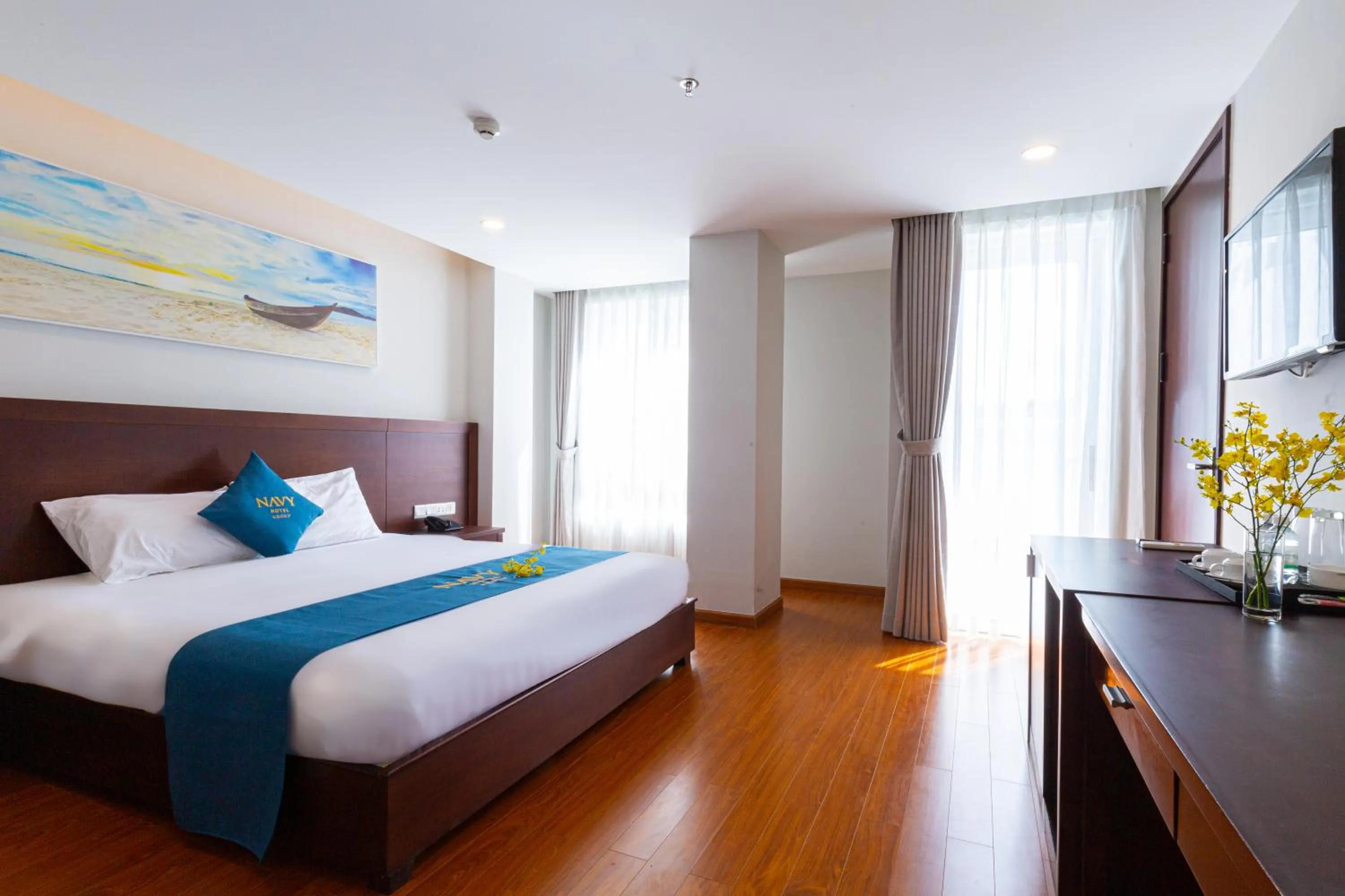 Bed in Navy Hotel Nha Trang