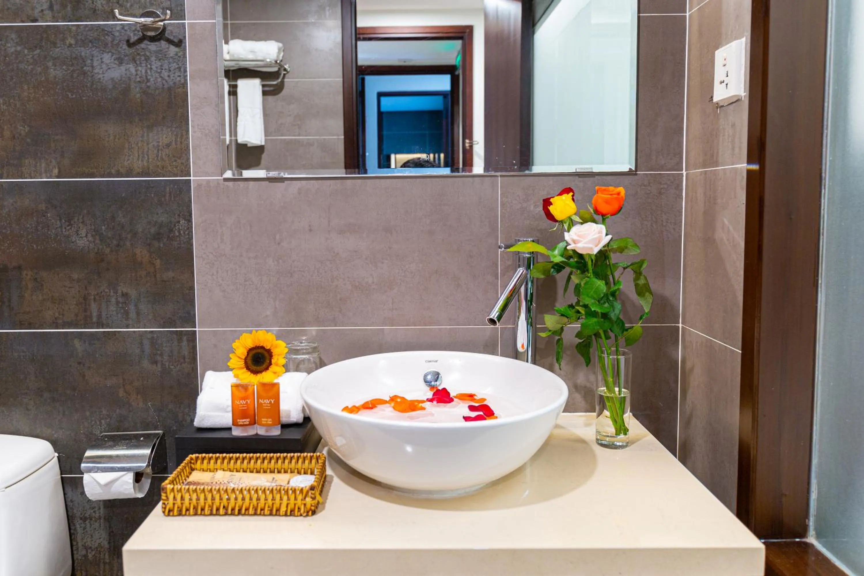 Toilet in Navy Hotel Nha Trang