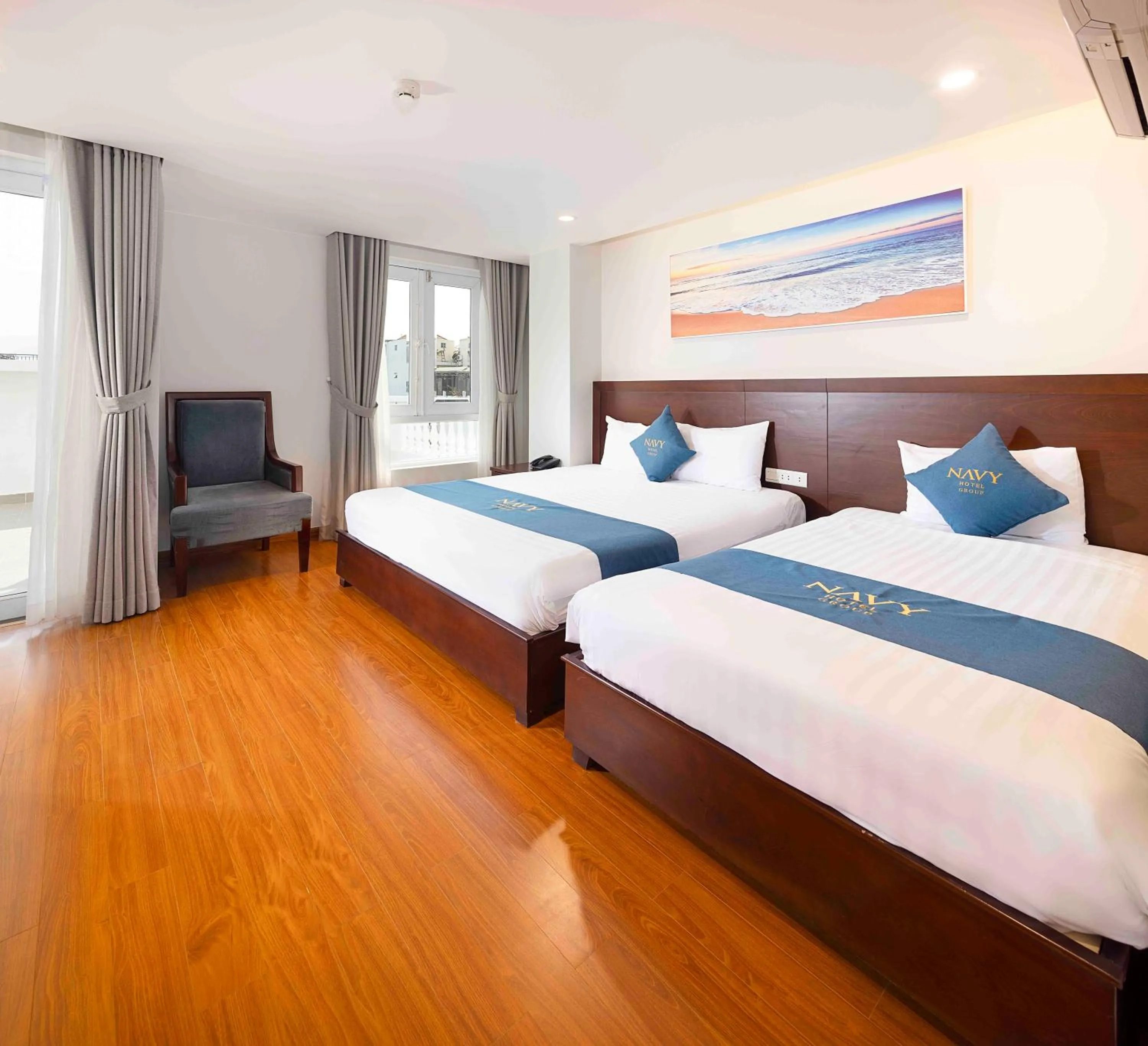 Bed in Navy Hotel Nha Trang