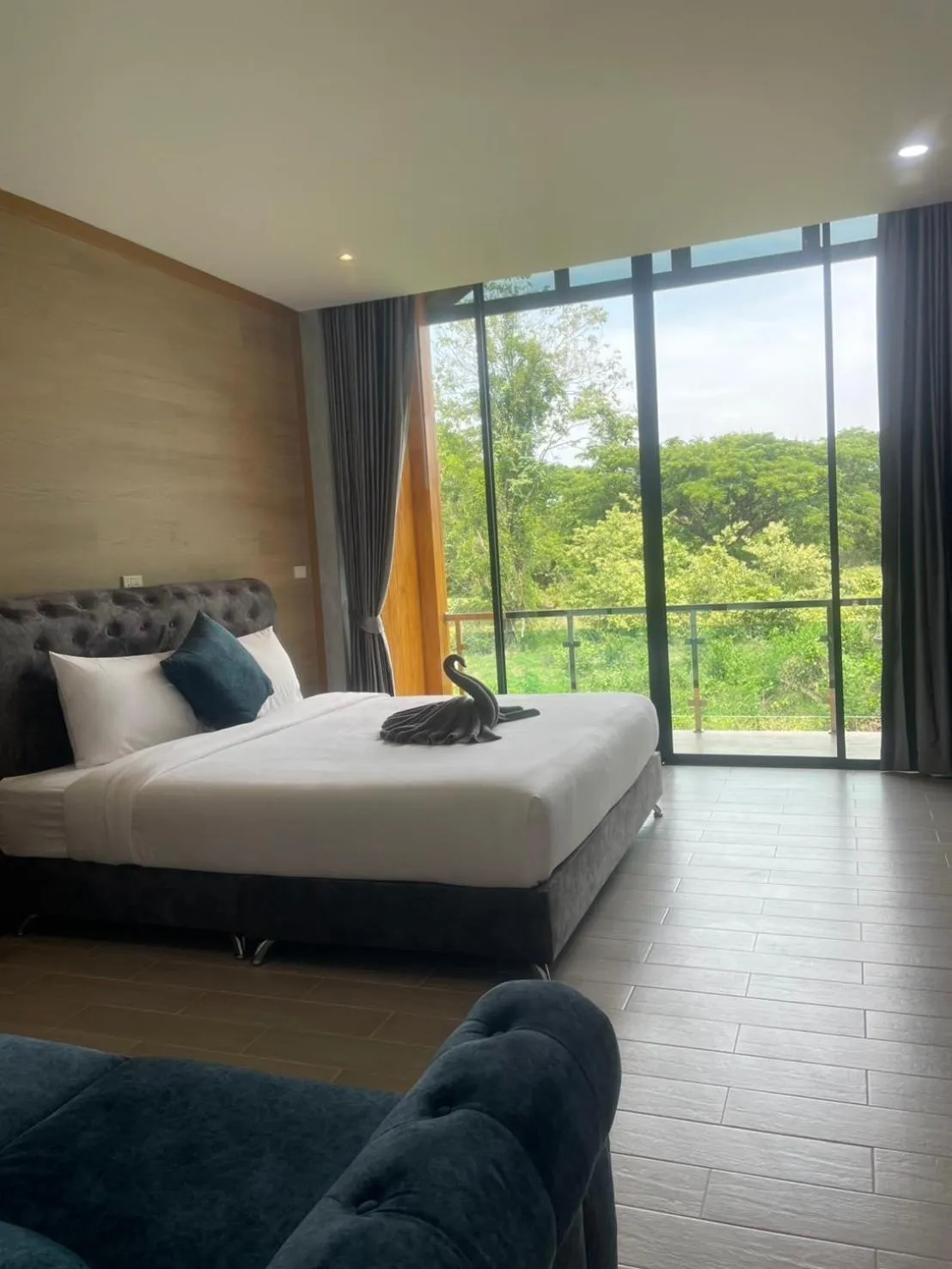 Bed in พบรักรีสอร์ท Pobruk resort