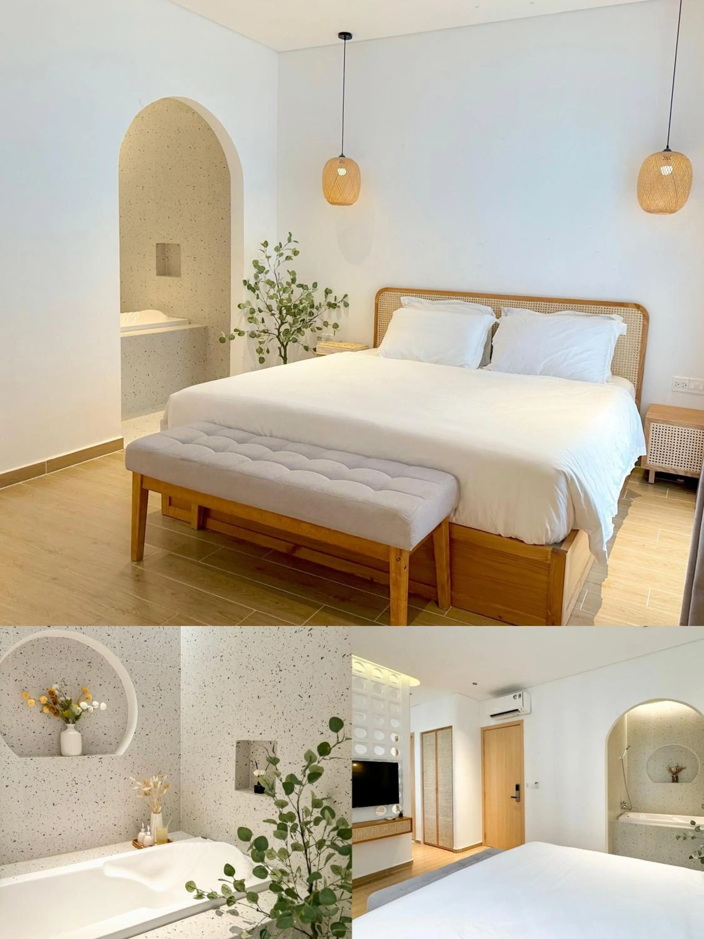 Bed in Mây House Grandworld Phu Quoc