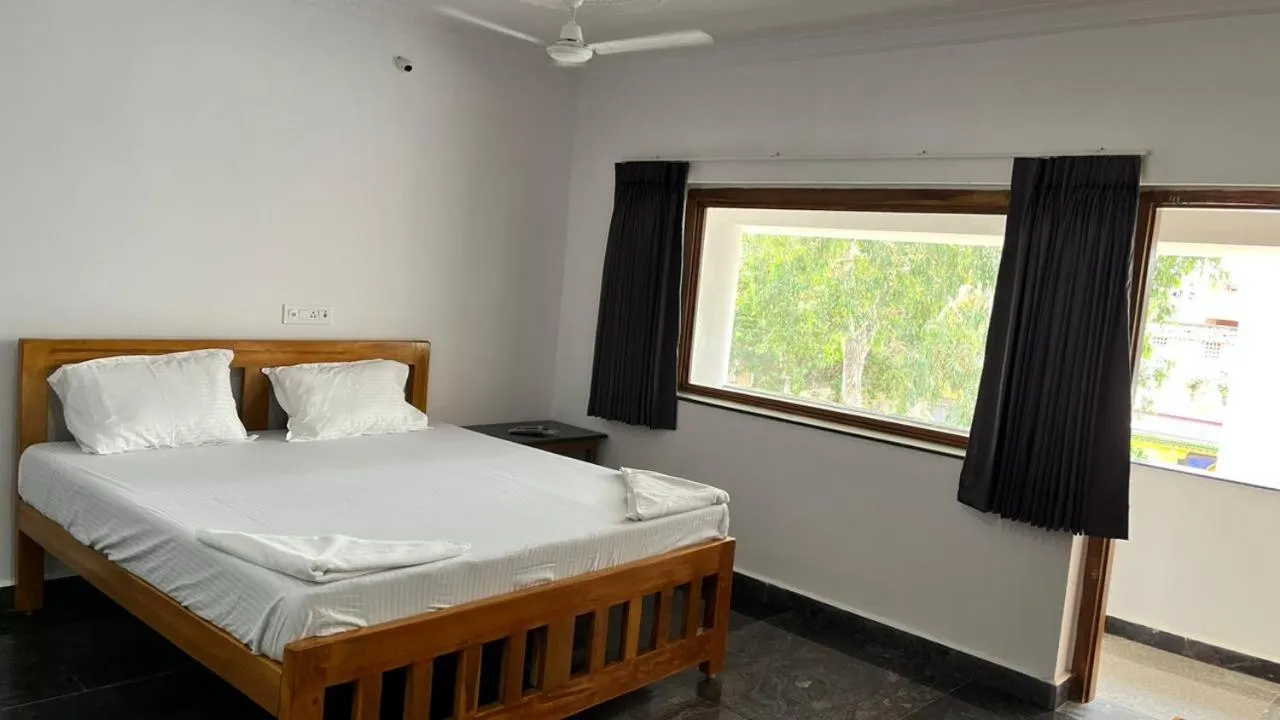 Bed in ANAND Beach Guesthouse by Moonrocks