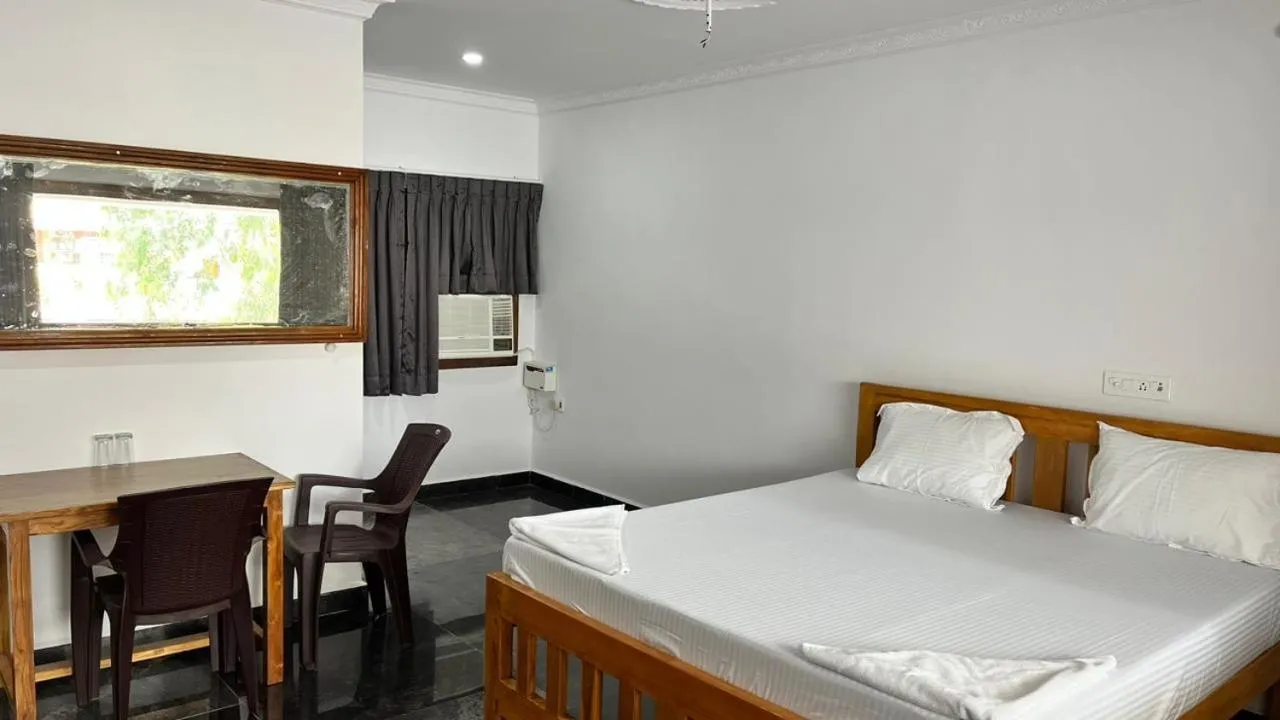 Bed in ANAND Beach Guesthouse by Moonrocks