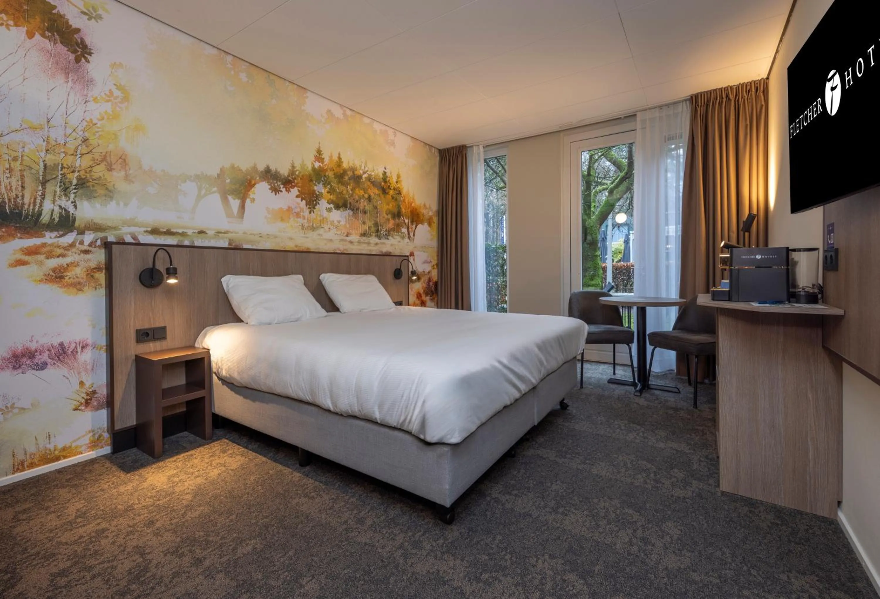 Bedroom, Bed in Fletcher Hotel-Restaurant Mooi Veluwe