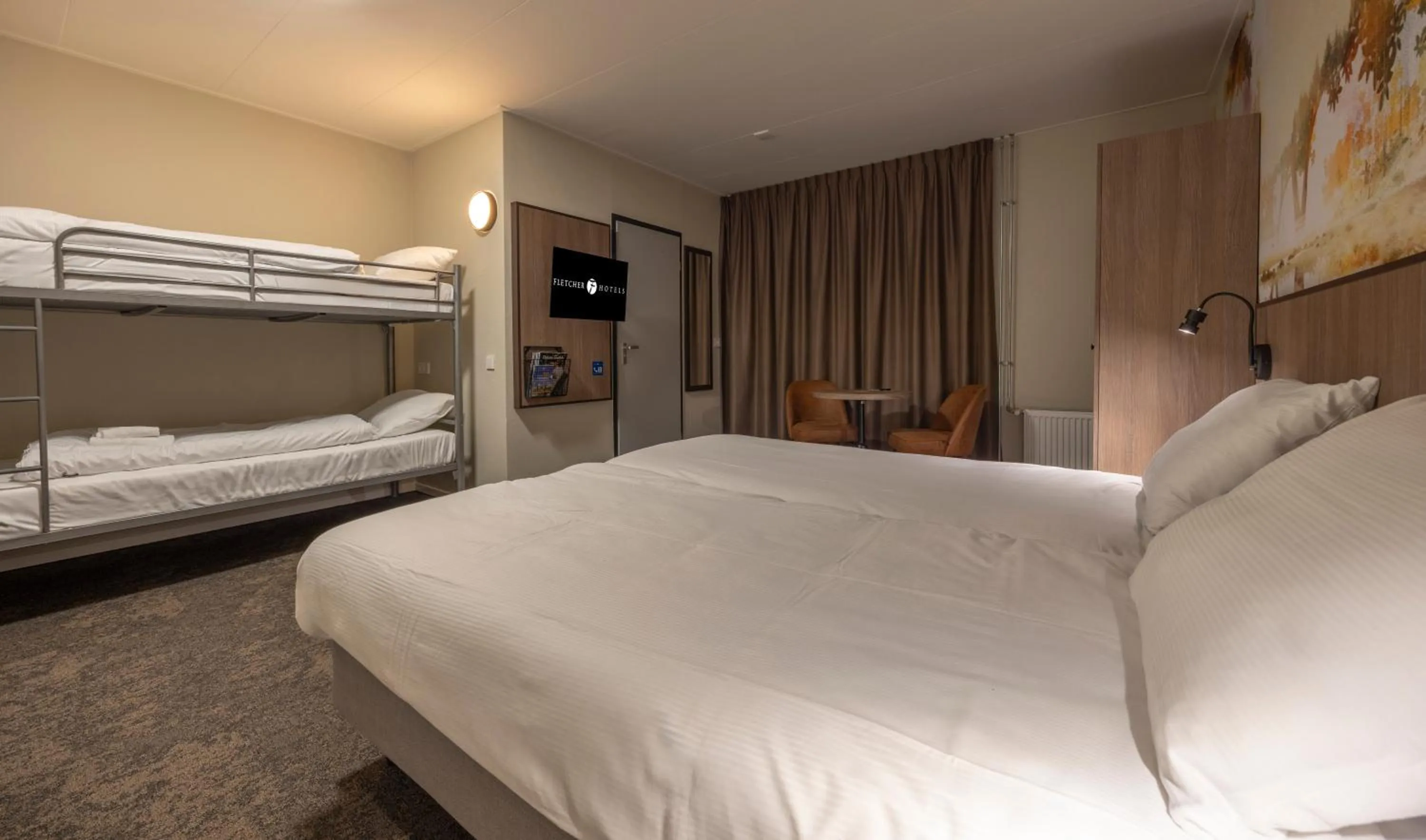 Bedroom, Bed in Fletcher Hotel-Restaurant Mooi Veluwe