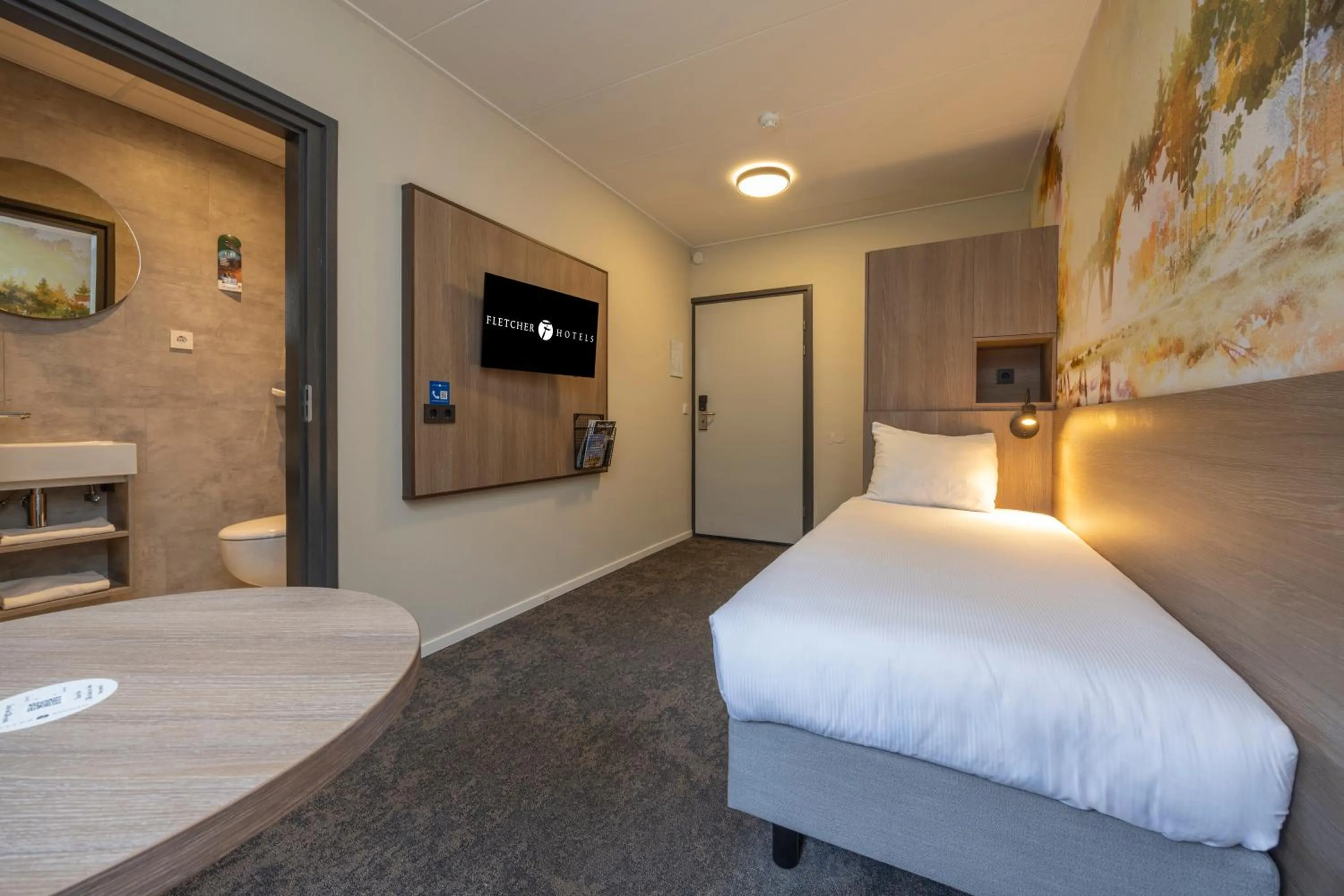 Bedroom, Bed in Fletcher Hotel-Restaurant Mooi Veluwe