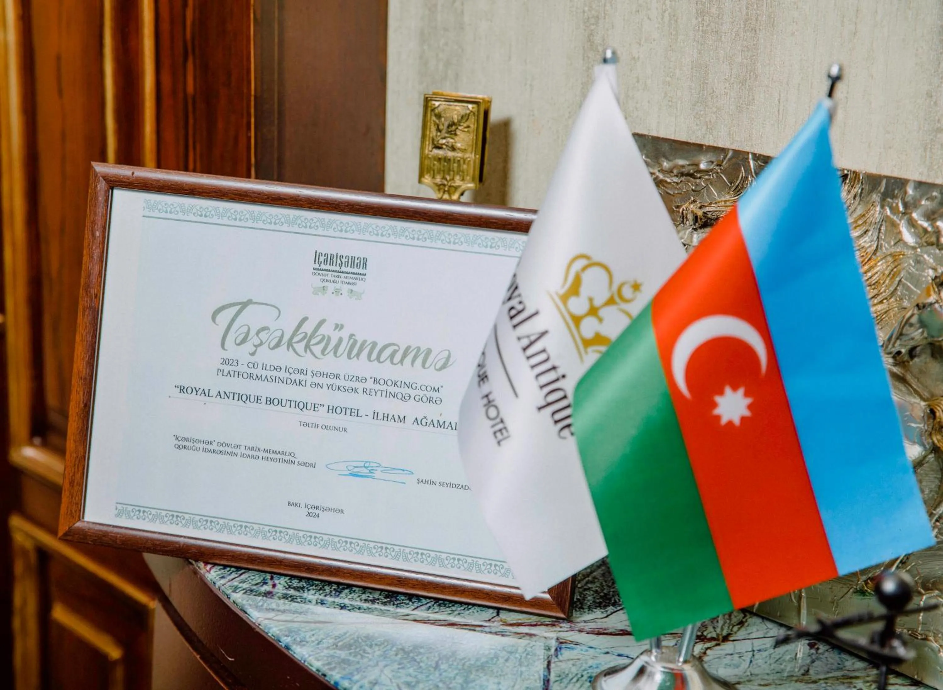 Property logo or sign in Royal Antique Boutique Hotel