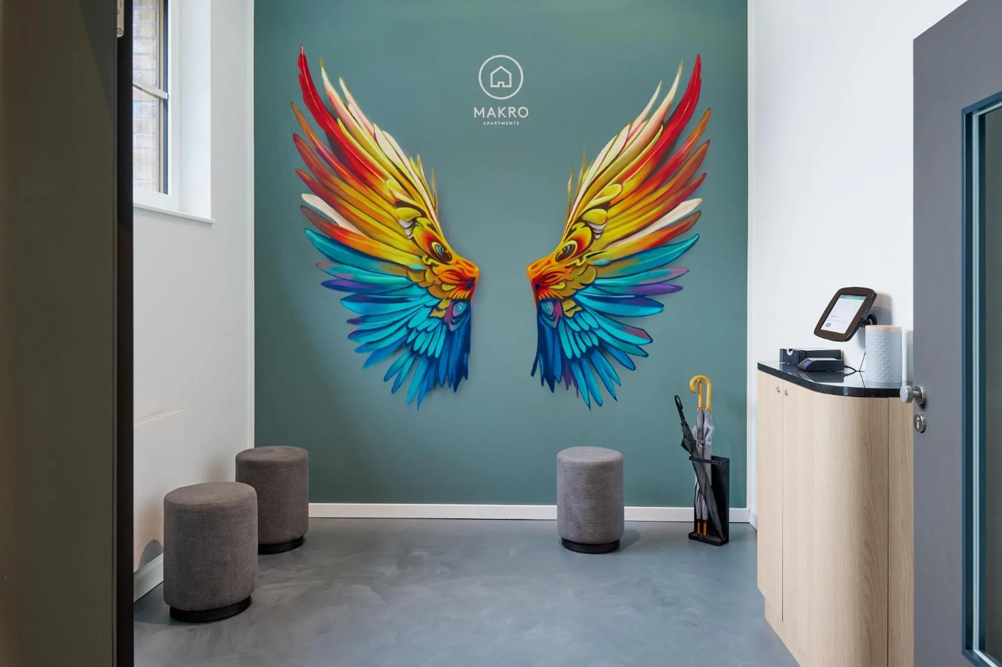 Lobby or reception in Arbio I Makro Apartments