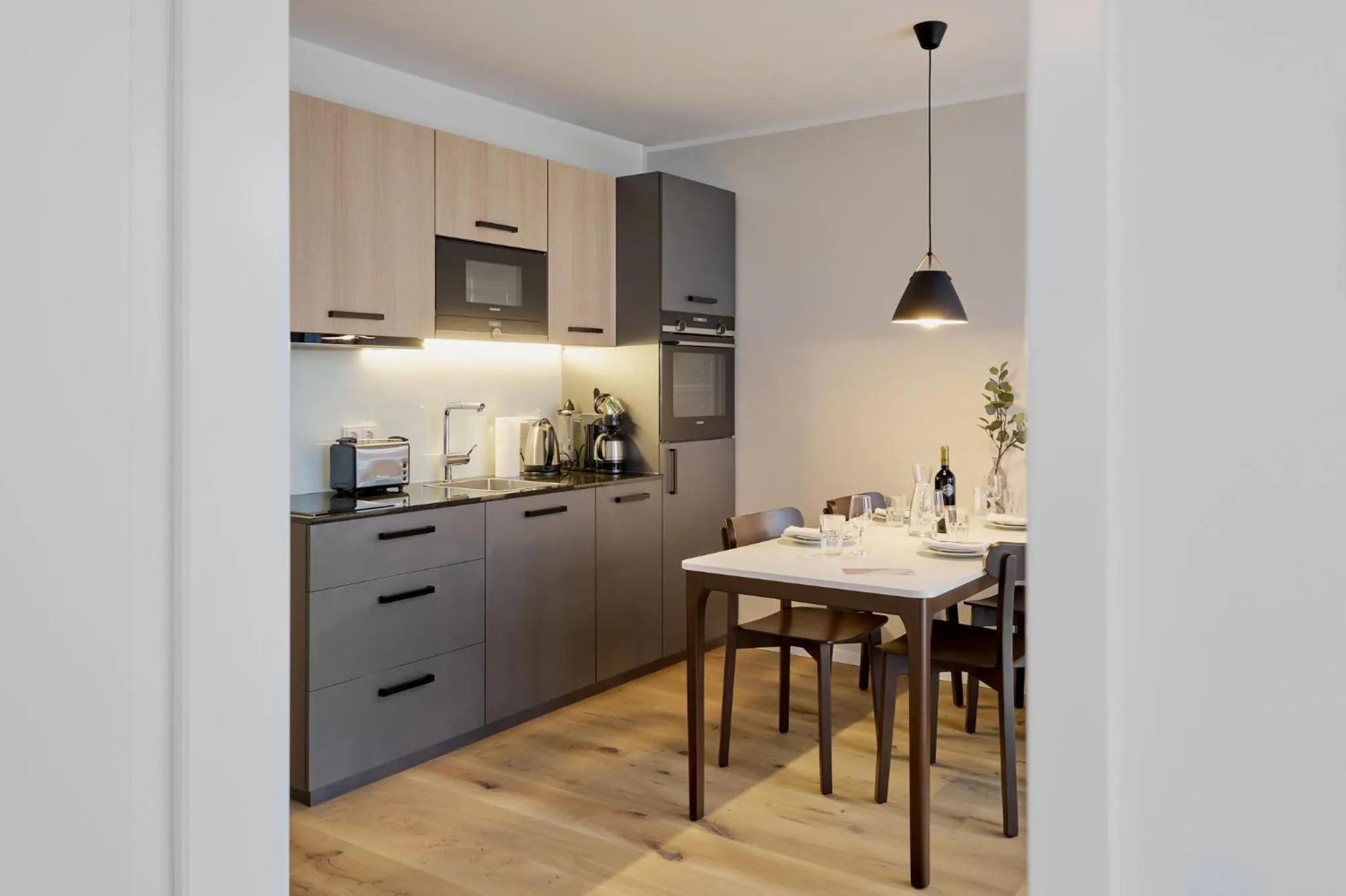 Coffee/tea facilities in Arbio I Makro Apartments