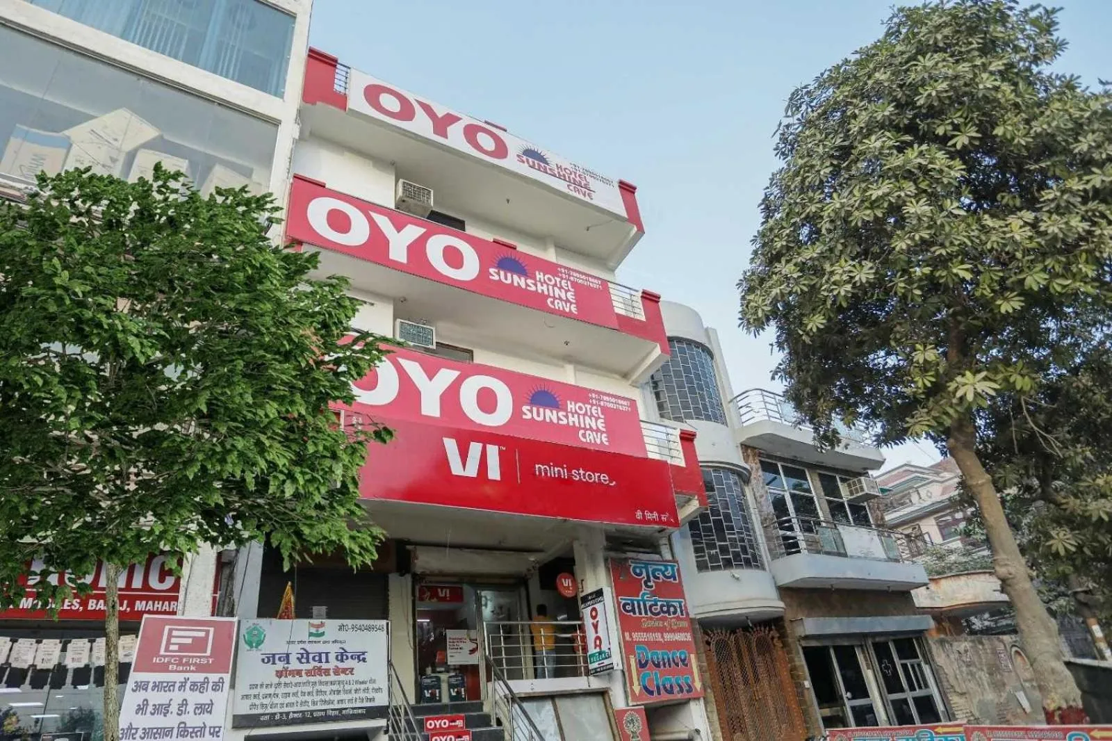 Facade/entrance in Hotel O D 3 residency