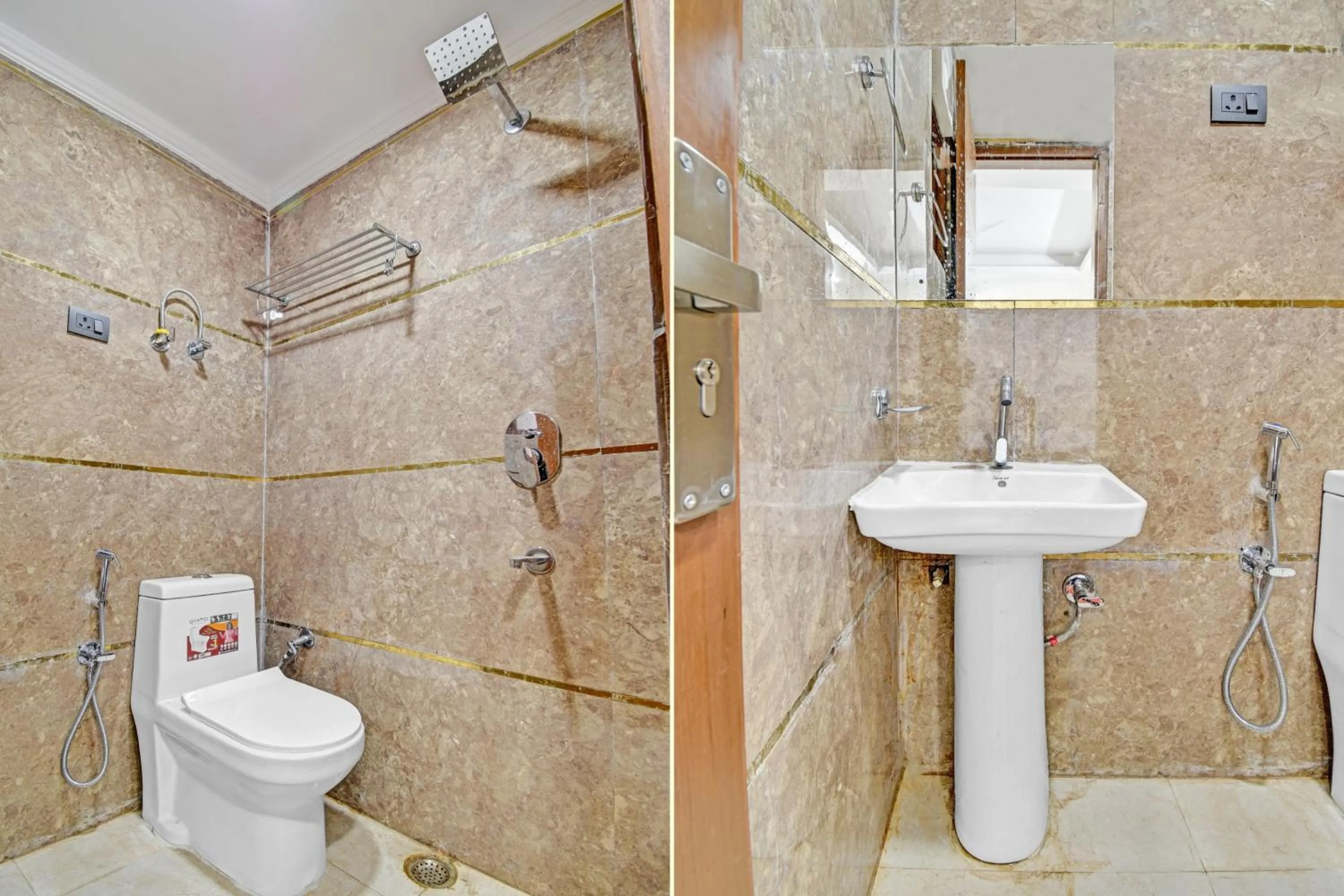 Bathroom in Hotel O Sai Kripa Stay