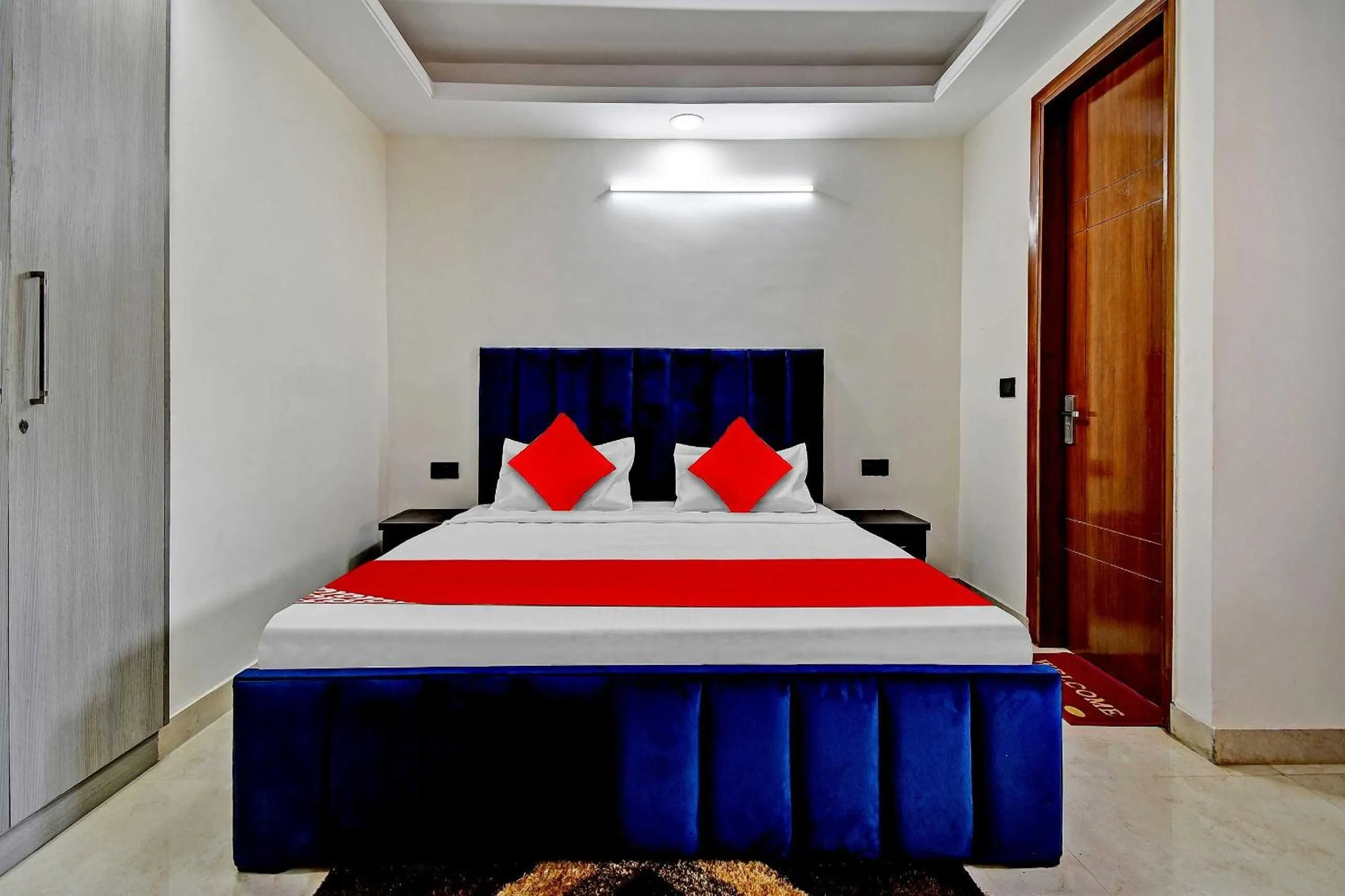 Bedroom, Bed in Hotel O Sai Kripa Stay