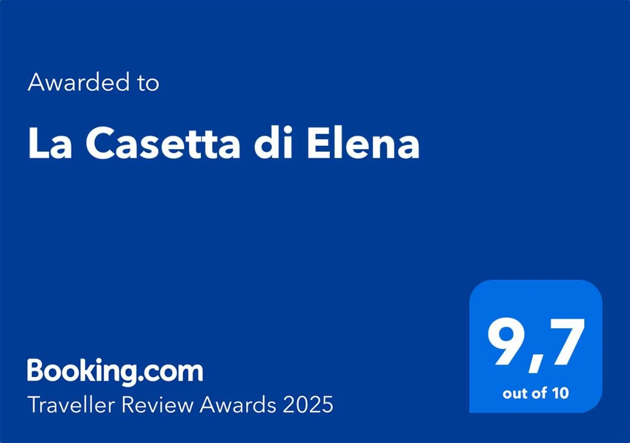 Certificate/Award in La Casetta di Elena