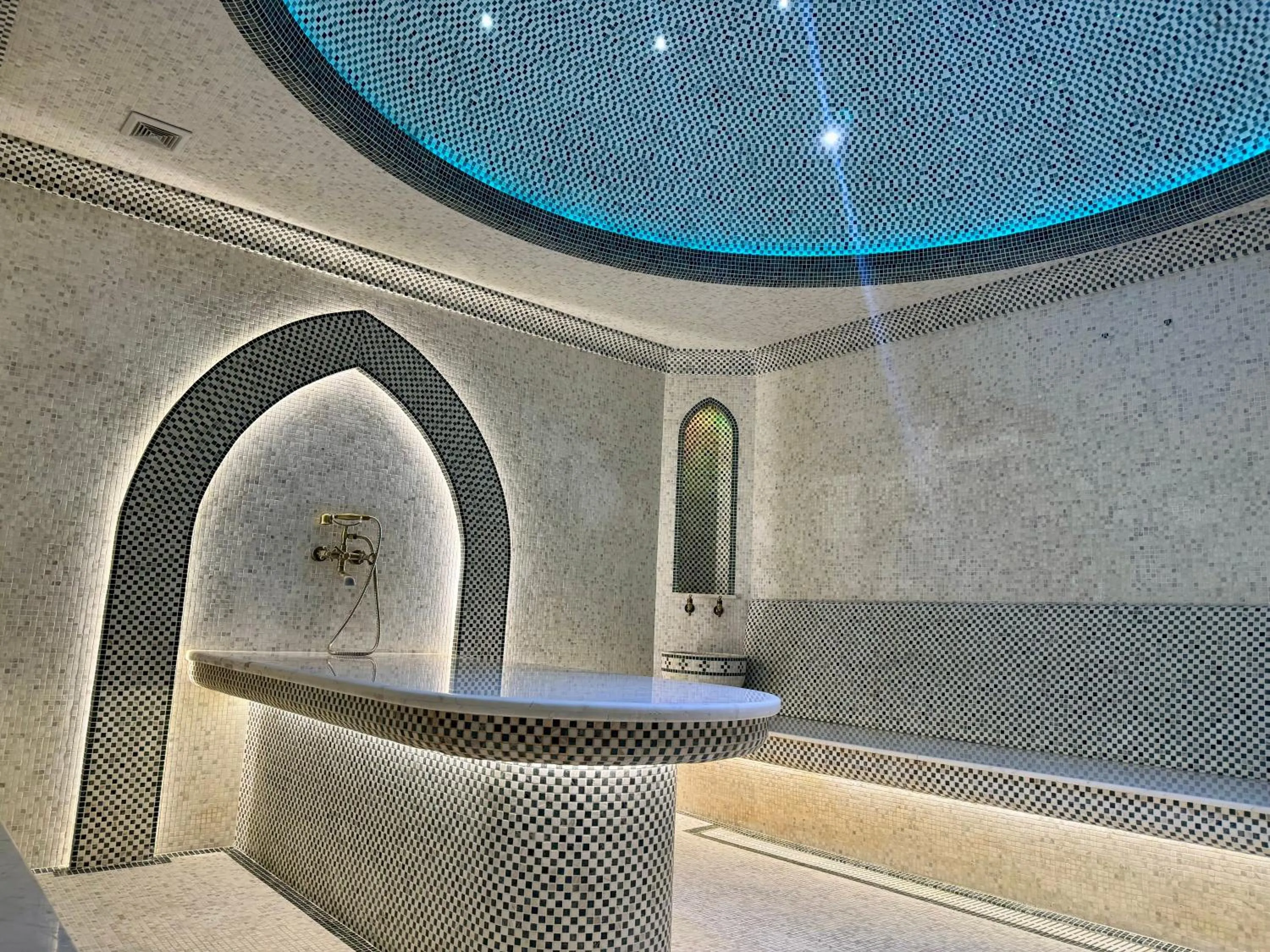 Steam room in Bentley Hotel Tashkent
