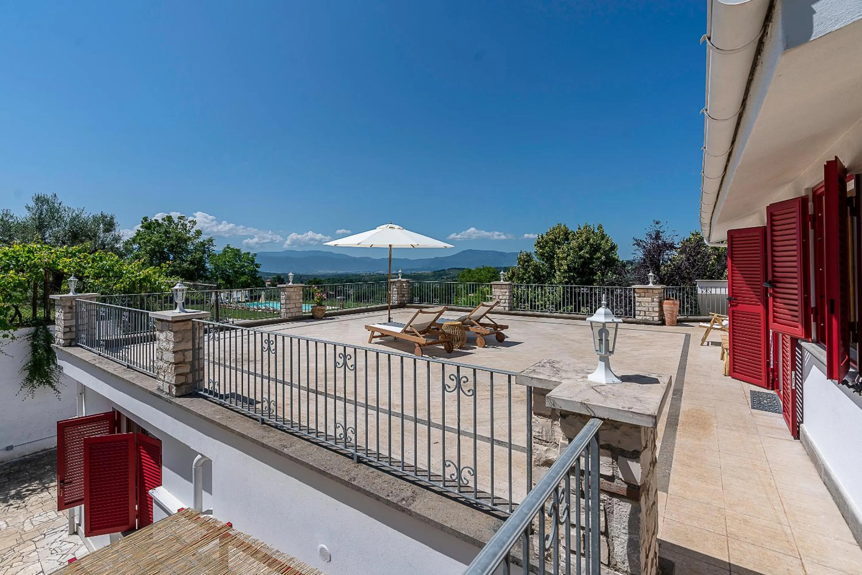 Balcony/Terrace in Al Piglio Maison de Charme