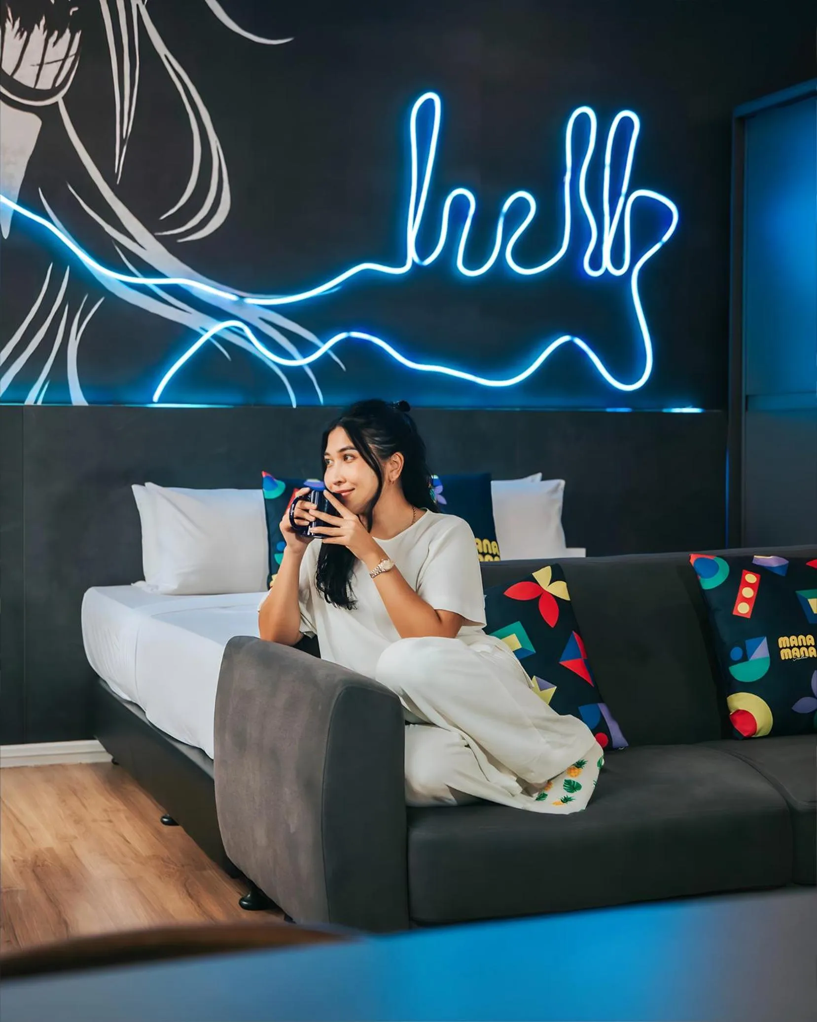 Bed in Ceylonz Leisure Suites KLCC Bukit Bintang